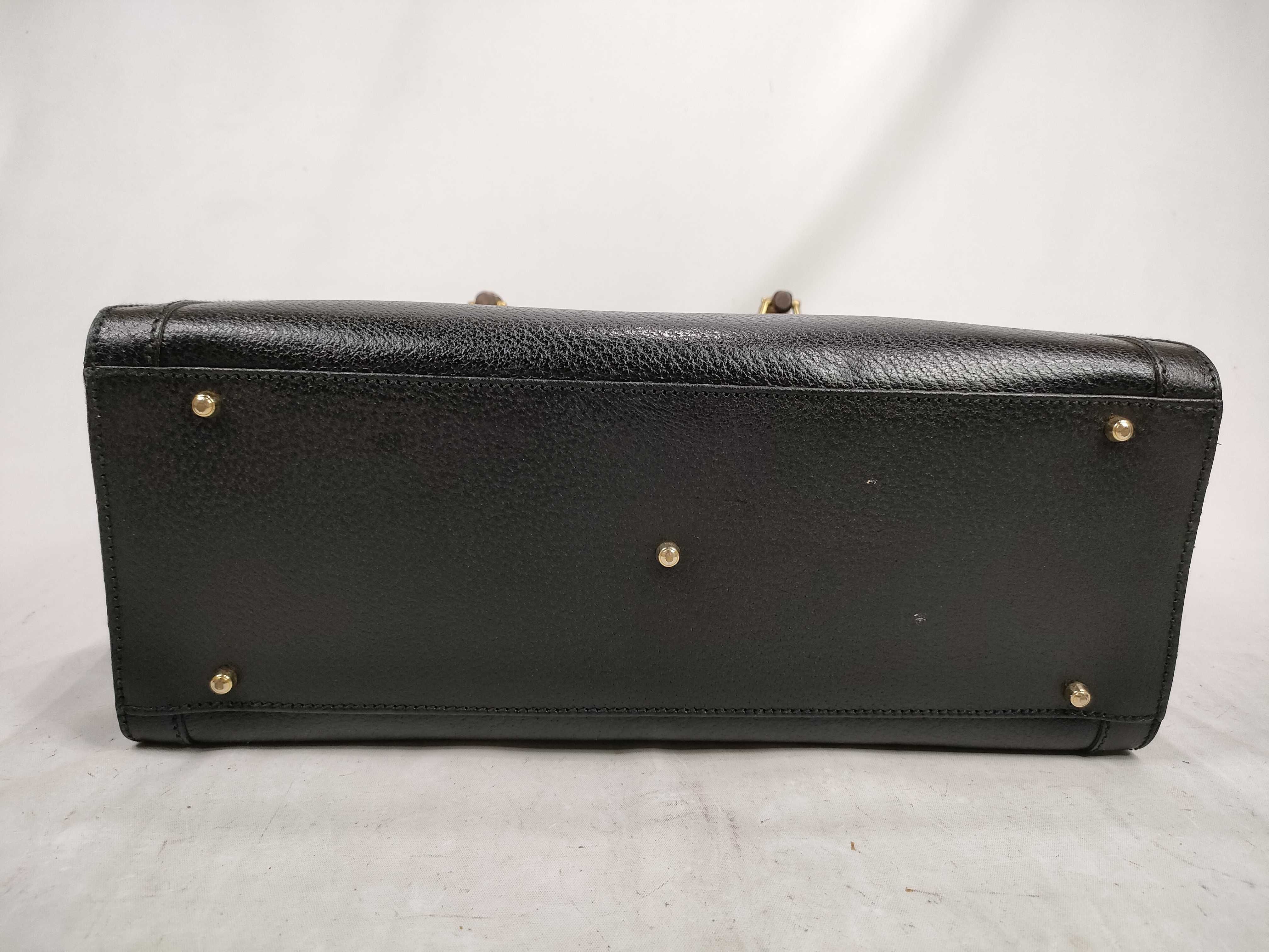 Bamboo Handbag (with some wear inside) — view 8
