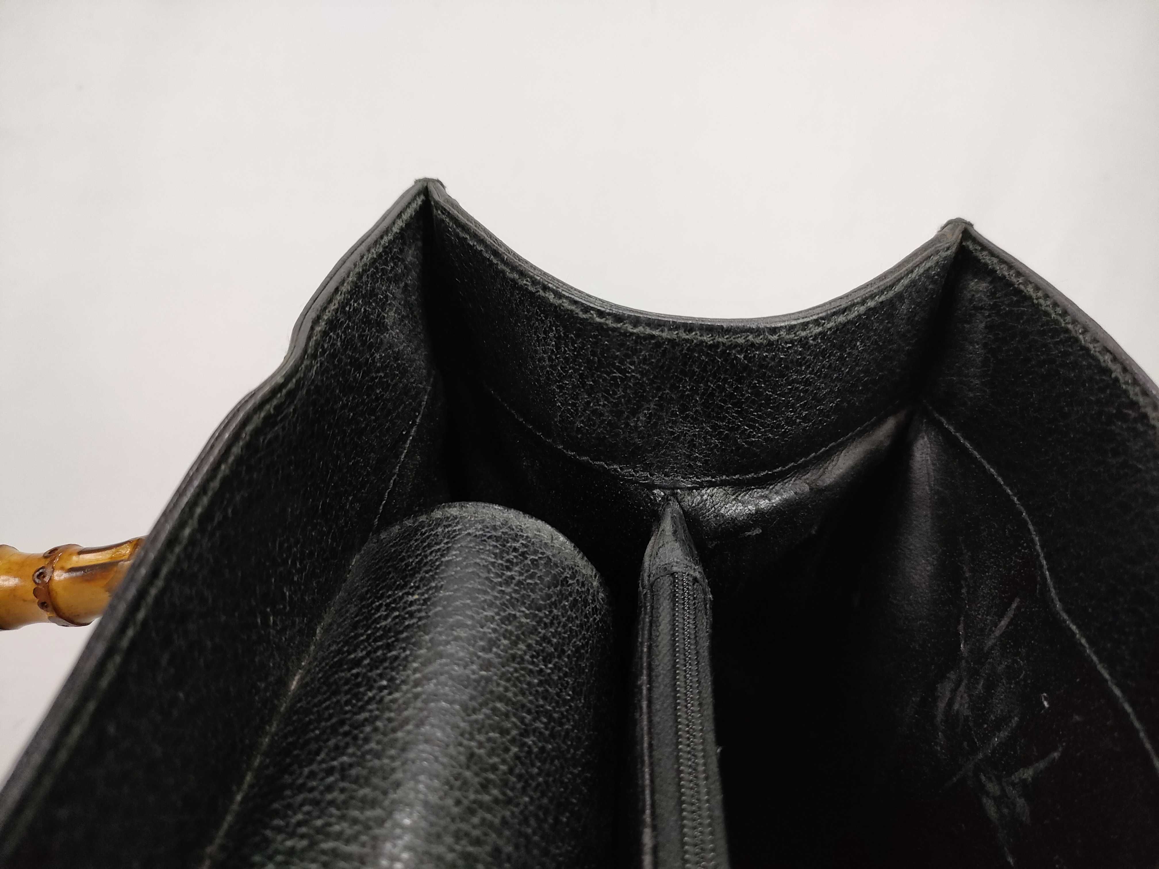 Bamboo Handbag (with some wear inside) — view 9