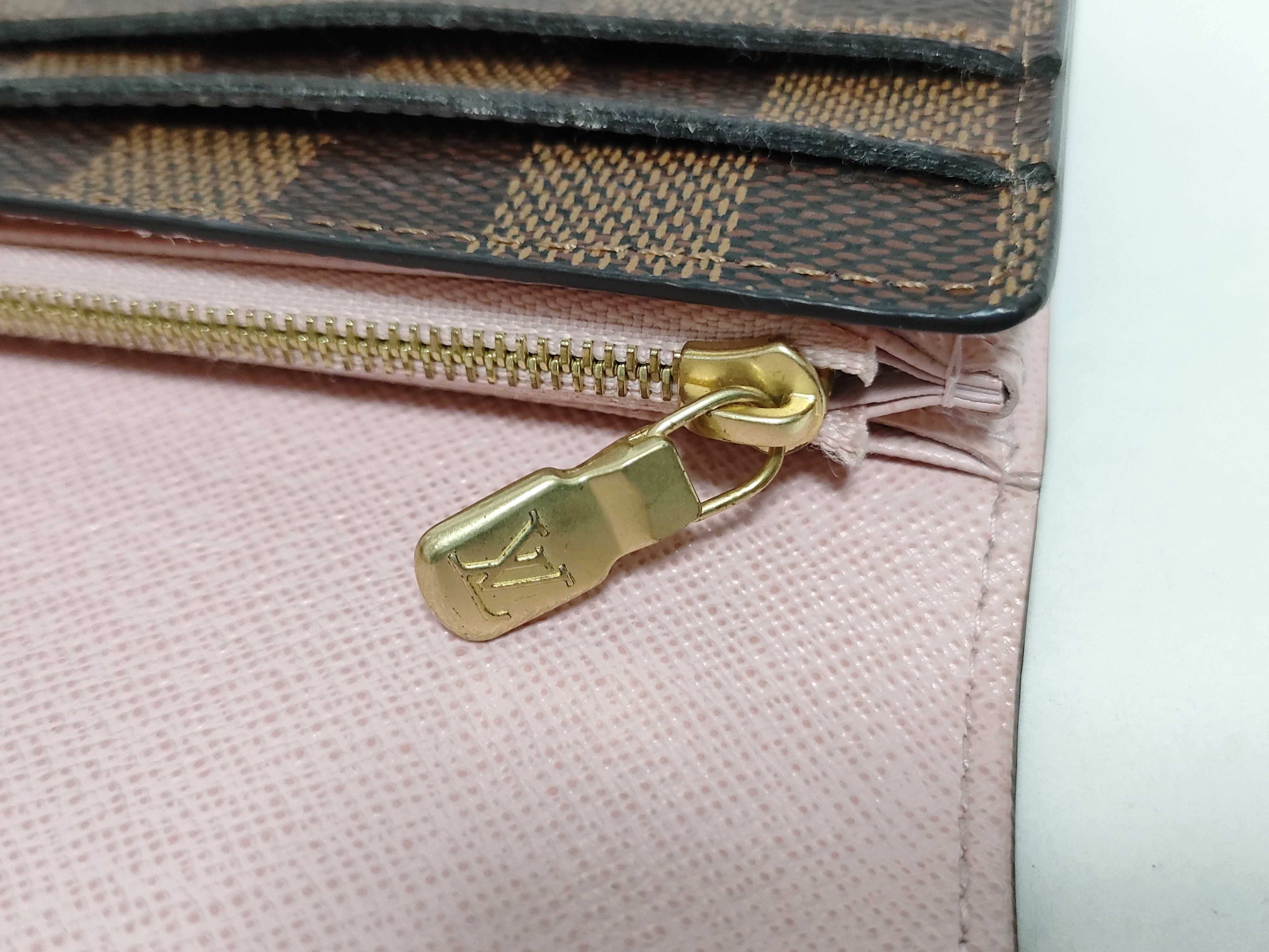 Damier N60114 Damier Portefeuille Sarah Wallet with Box and Dust Bag — view 9