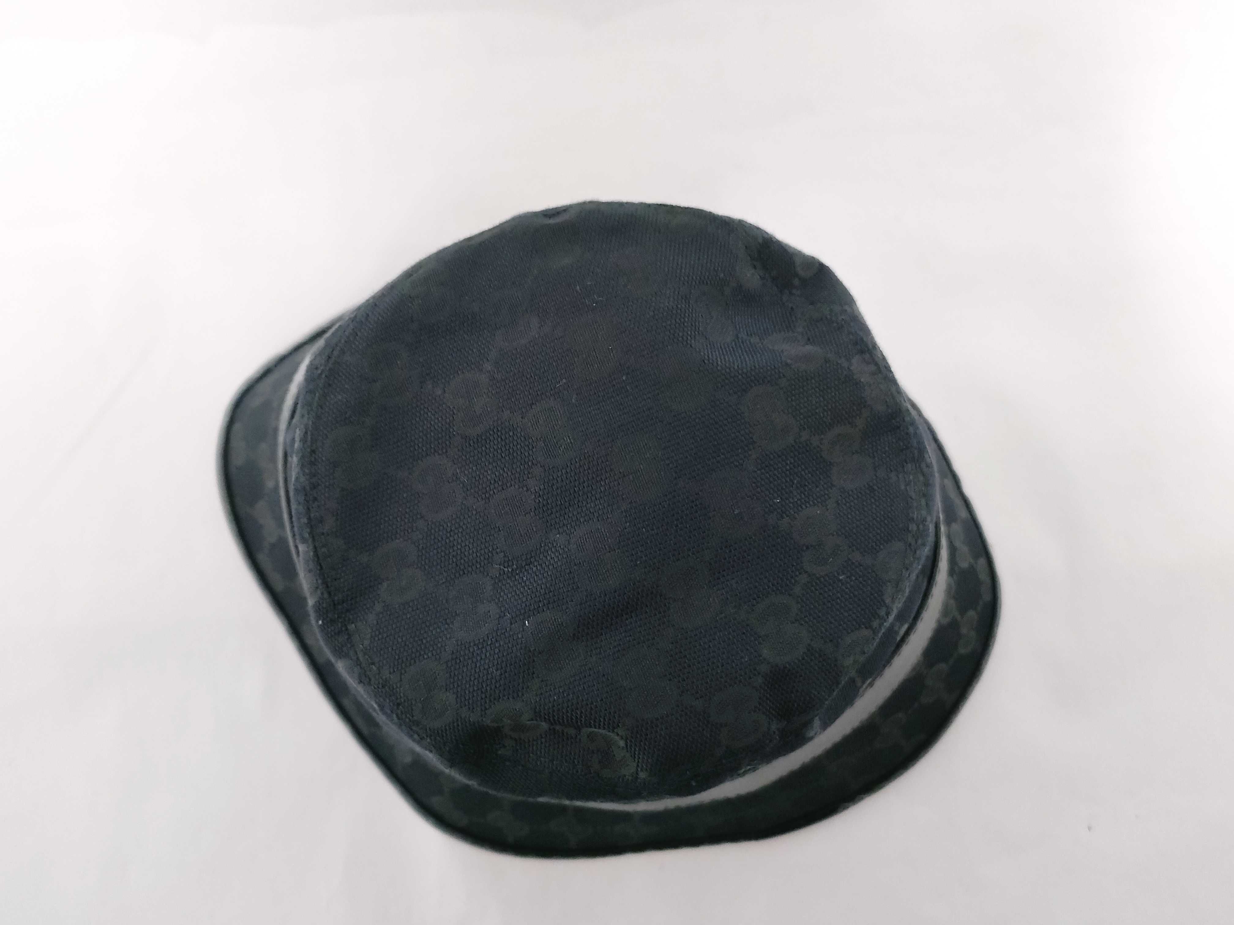 GG Canvas Bucket Hat, Black, Size S, Other Accessories — view 5