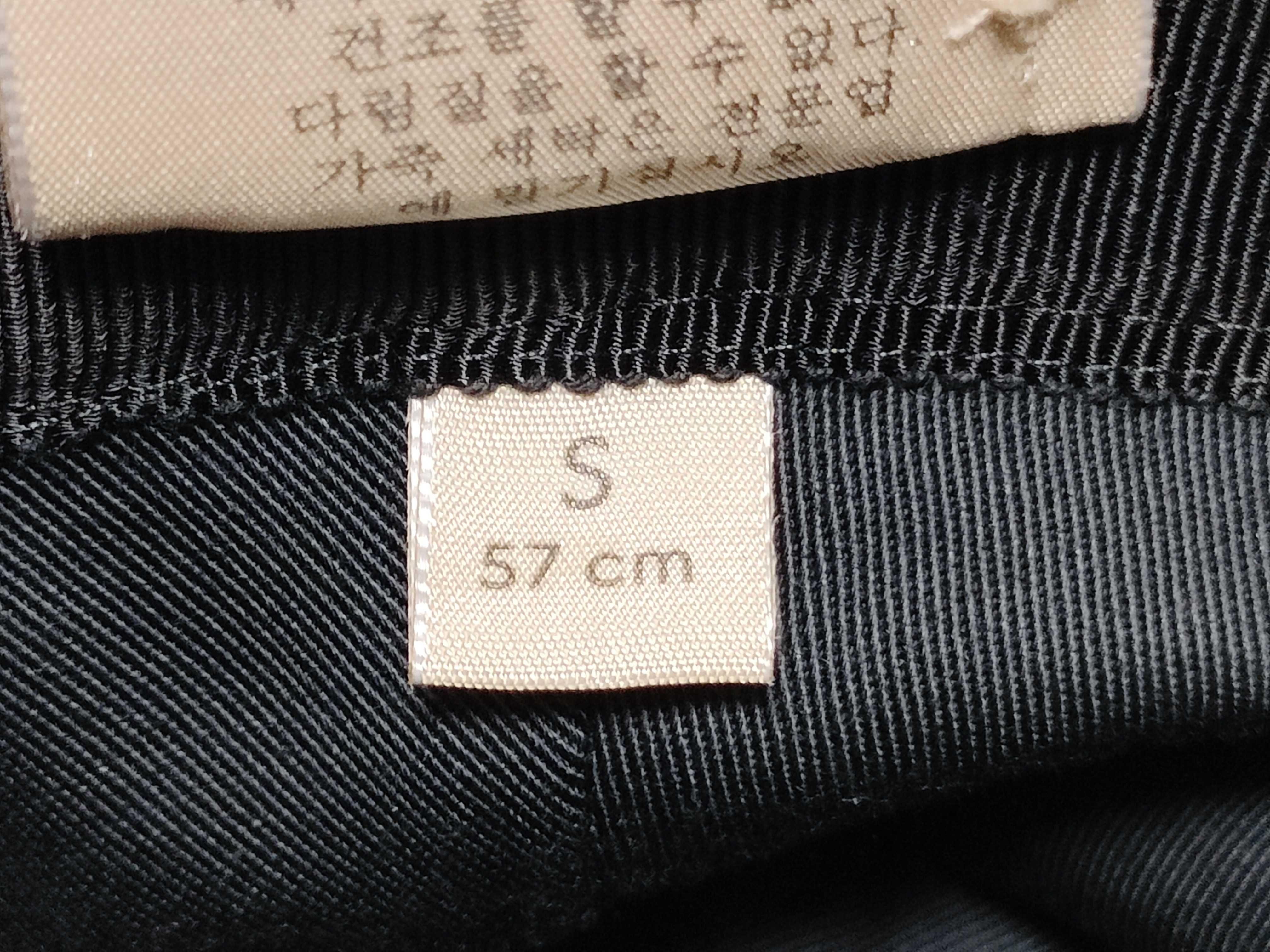 GG Canvas Bucket Hat, Black, Size S, Other Accessories — view 9