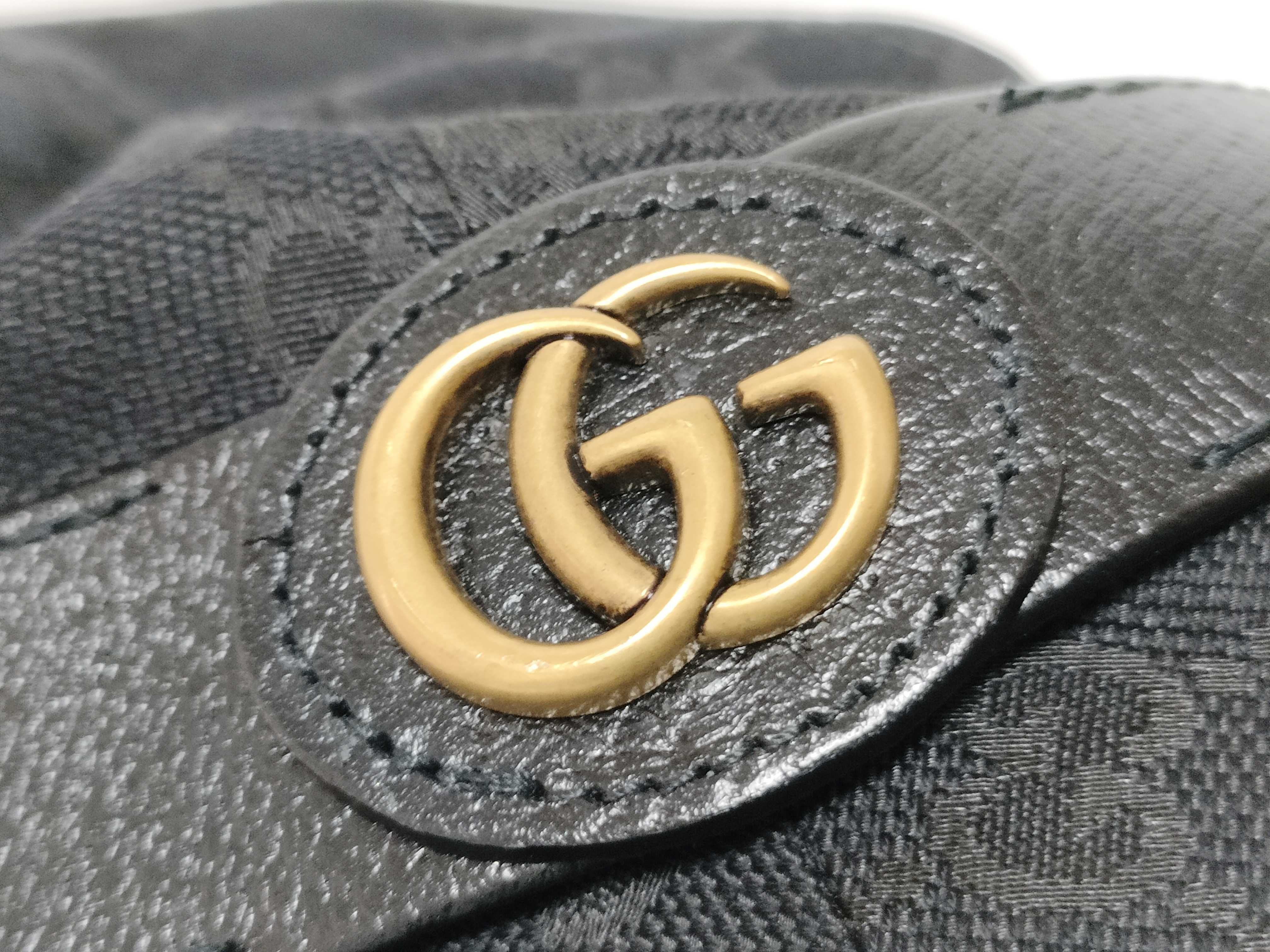 GG Canvas Bucket Hat, Black, Size S, Other Accessories — view 10