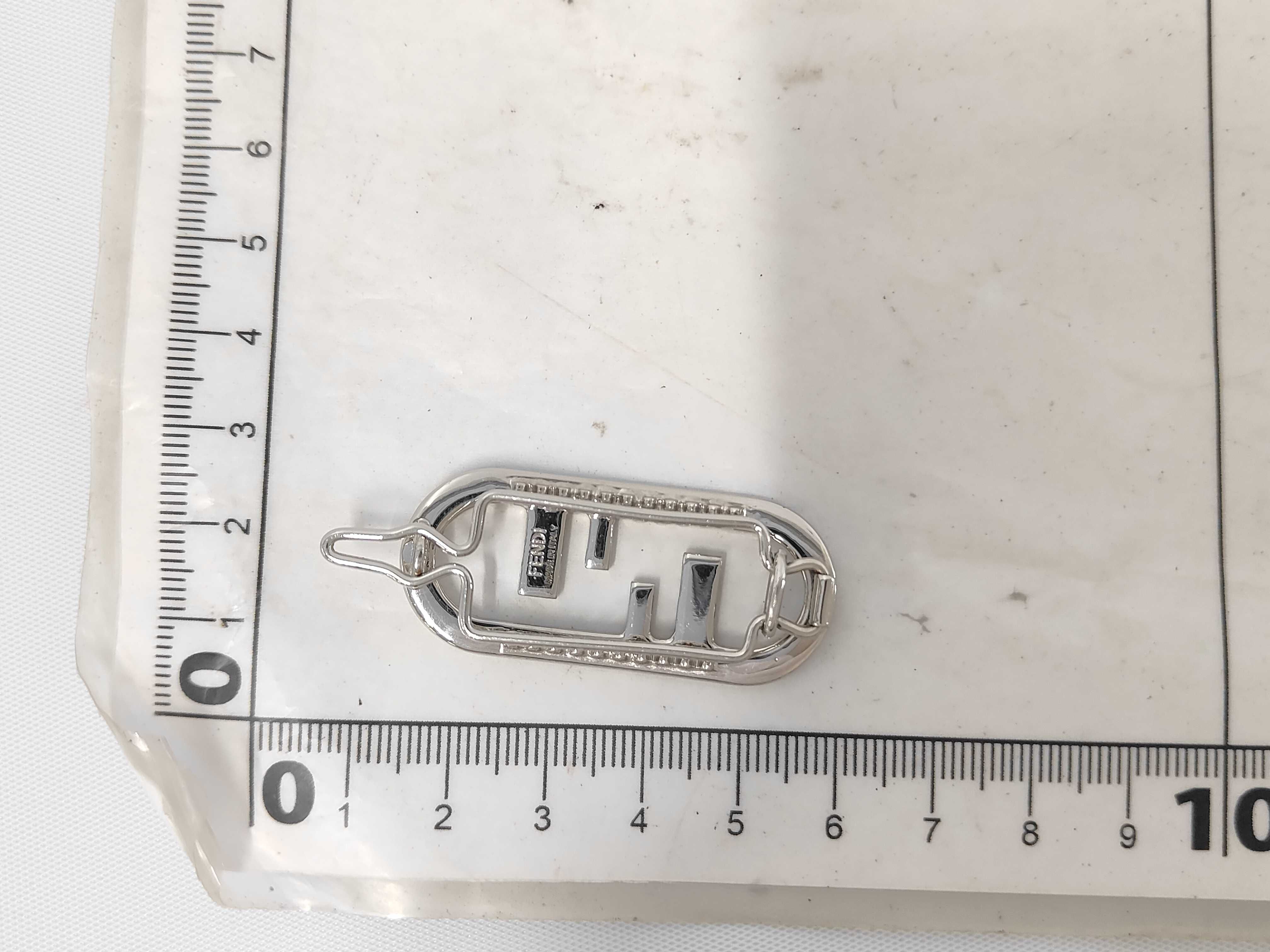 Auroch FF Logo Crystal Barrette Key Case/Keychain — view 3