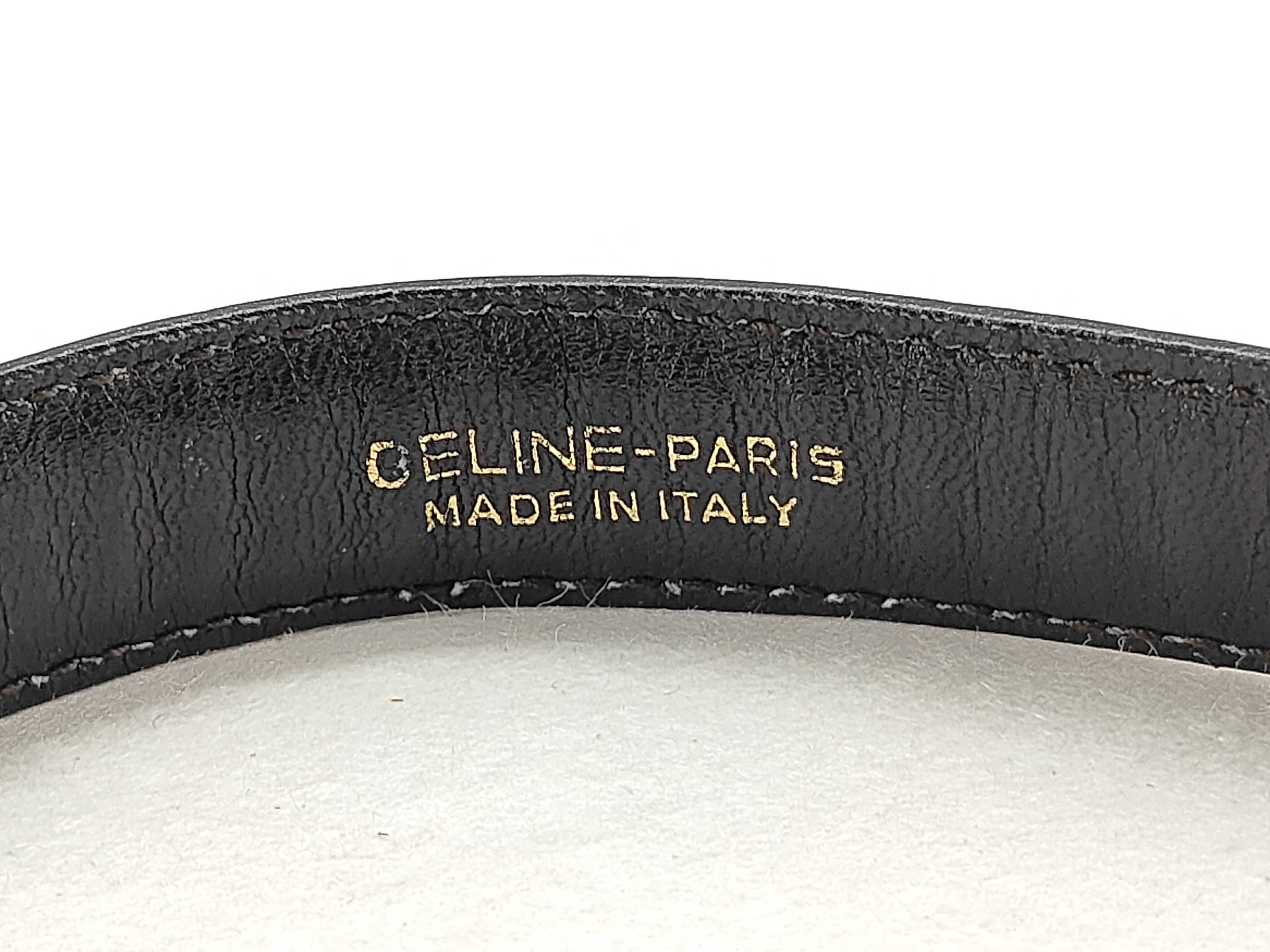 Triple Gold Buckle Leather Belt 60 Belt — view 4