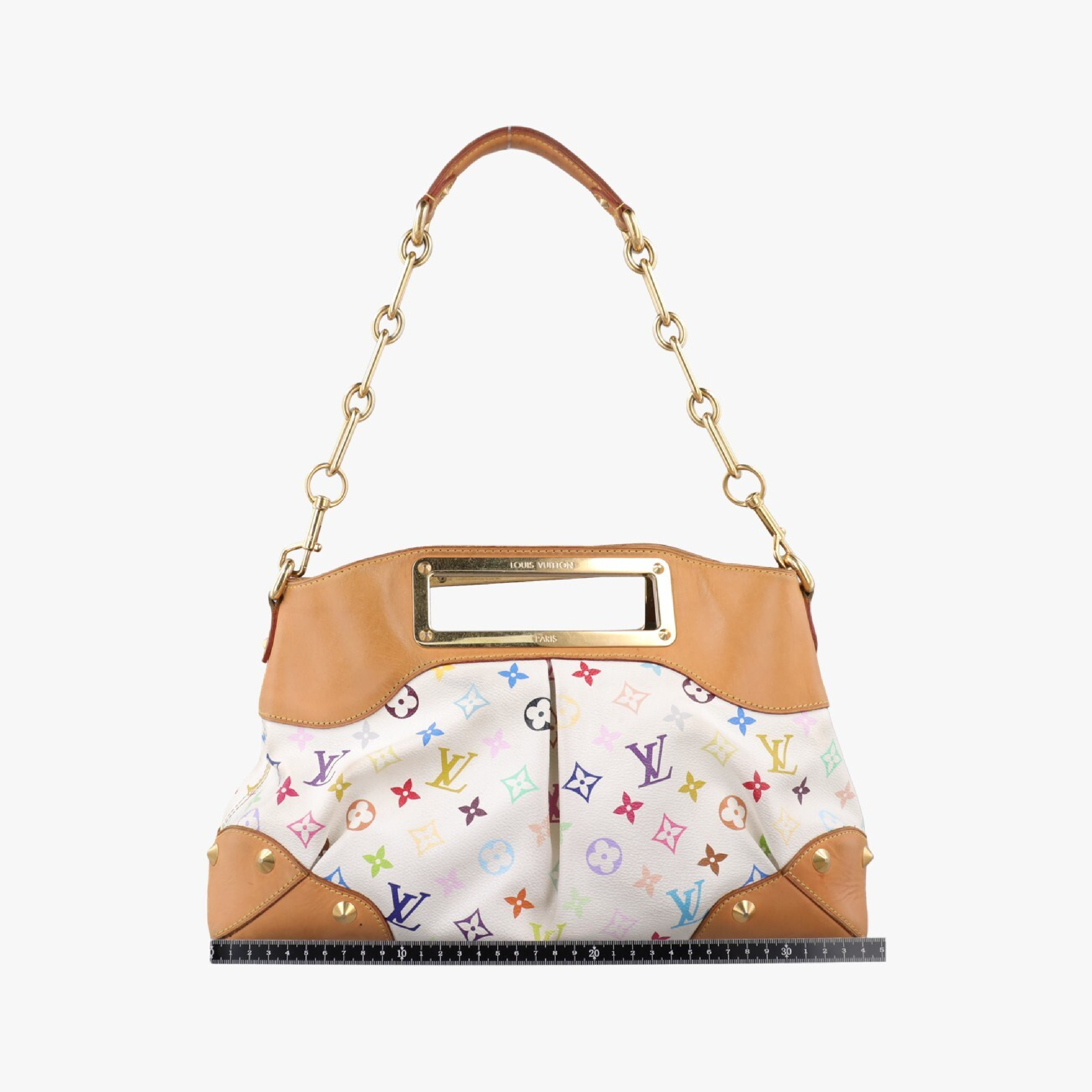 Judy MM Blanc Monogram Multicolor M40255 TR0127 Shoulder Bag — view 2