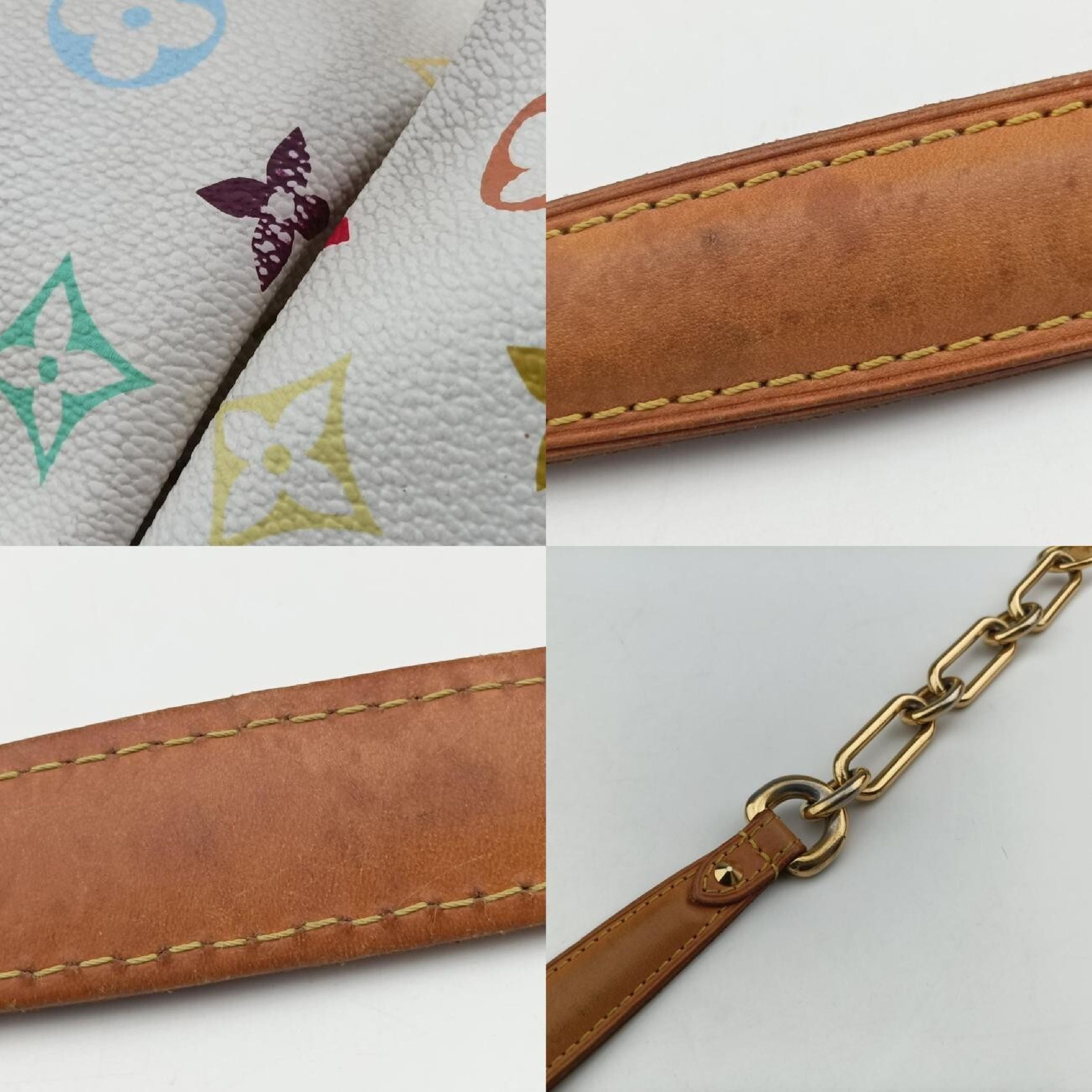 Judy MM Blanc Monogram Multicolor M40255 TR0127 Shoulder Bag — view 11