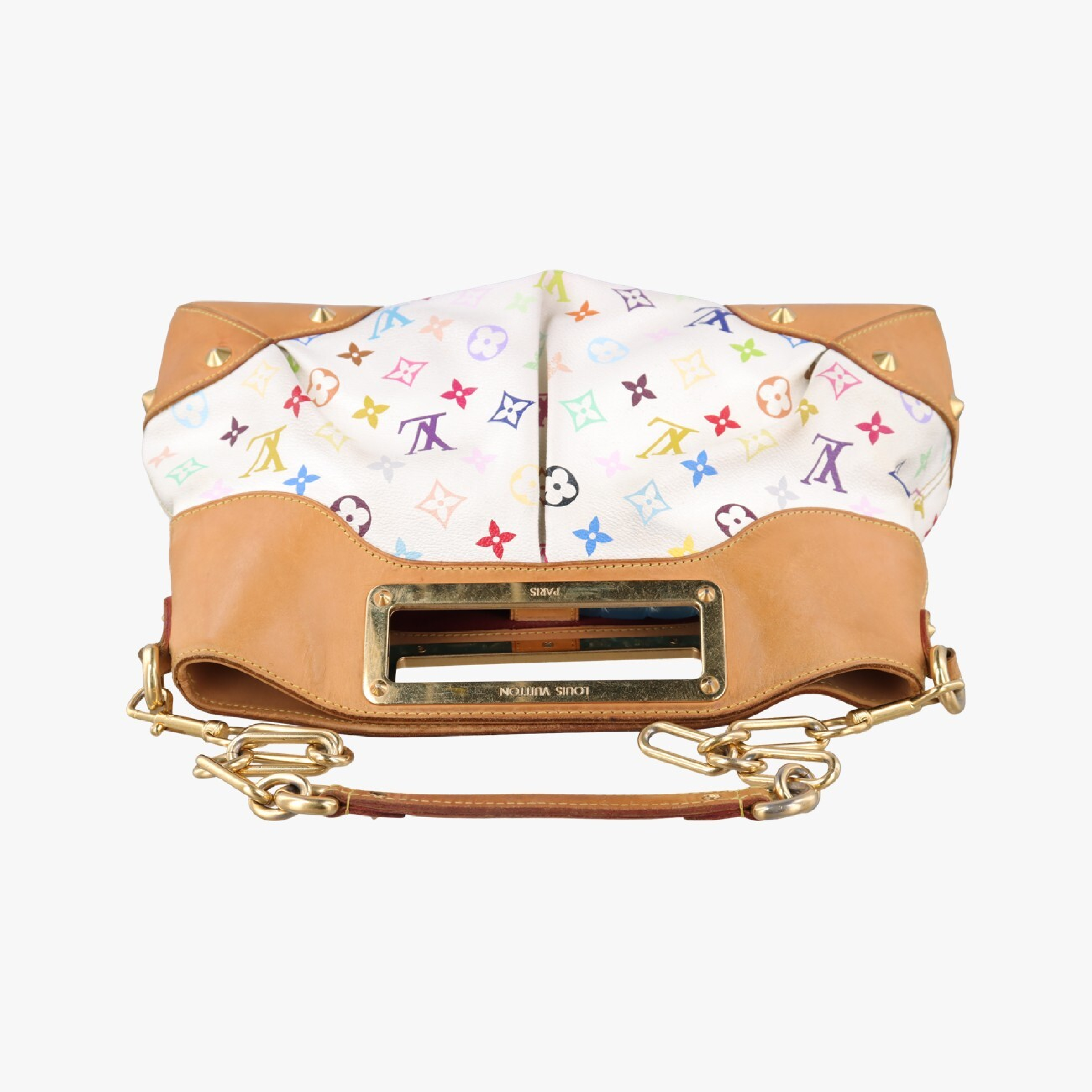 Judy MM Blanc Monogram Multicolor M40255 TR0127 Shoulder Bag — view 5
