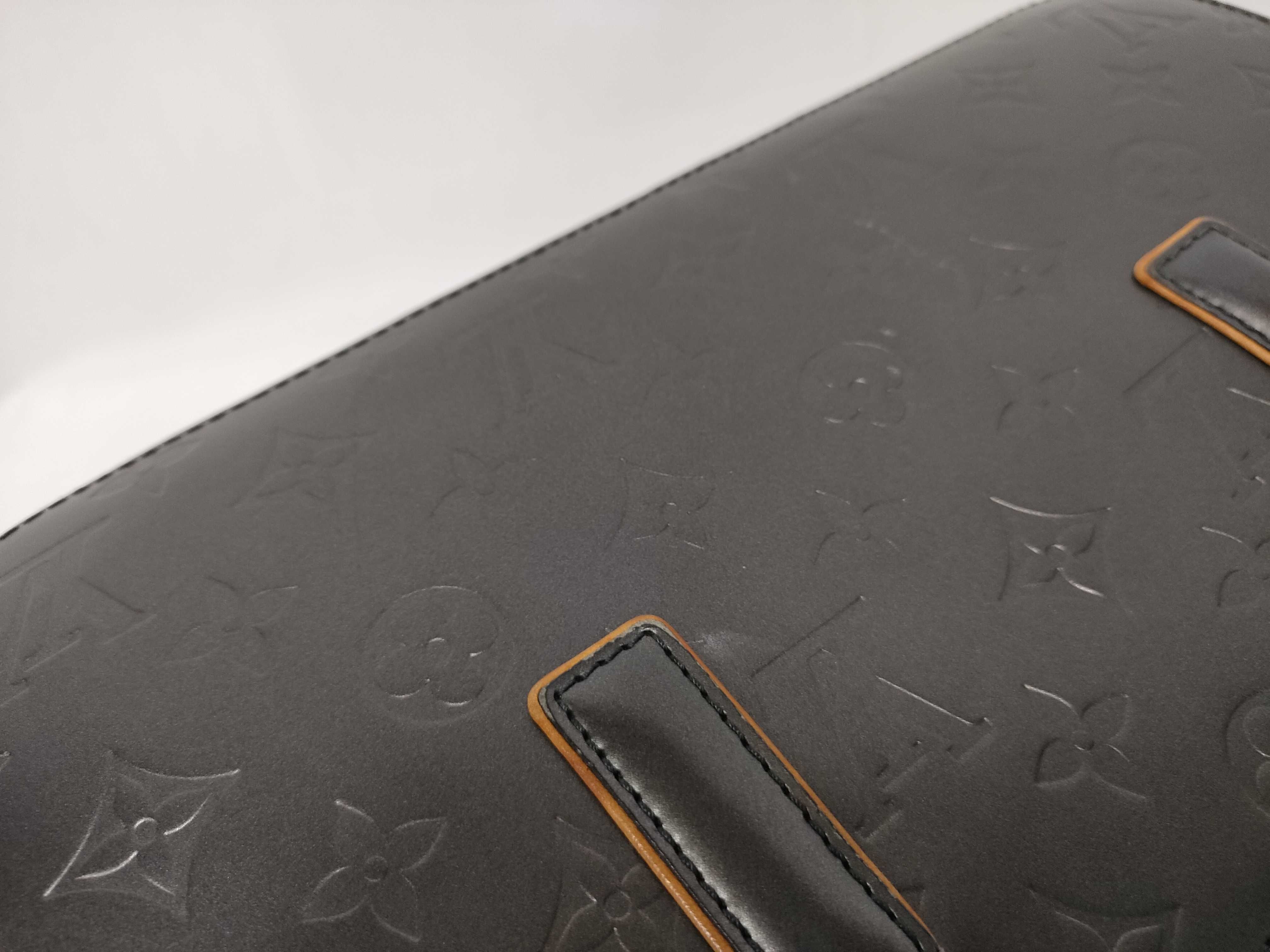 Monogram Matte Louis Vuitton Shelton Noir M55172 Bag Handbag — view 11