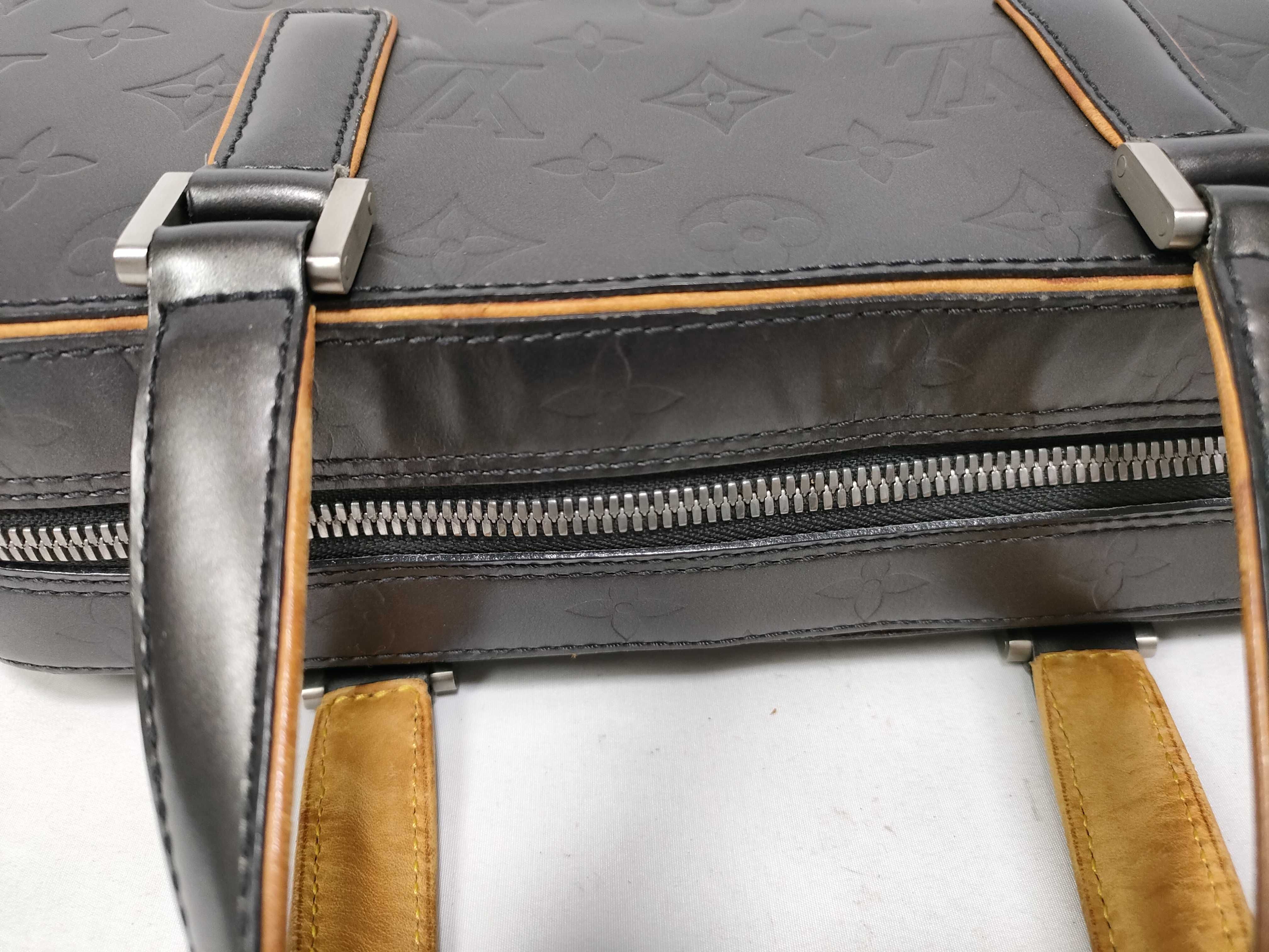 Monogram Matte Louis Vuitton Shelton Noir M55172 Bag Handbag — view 12