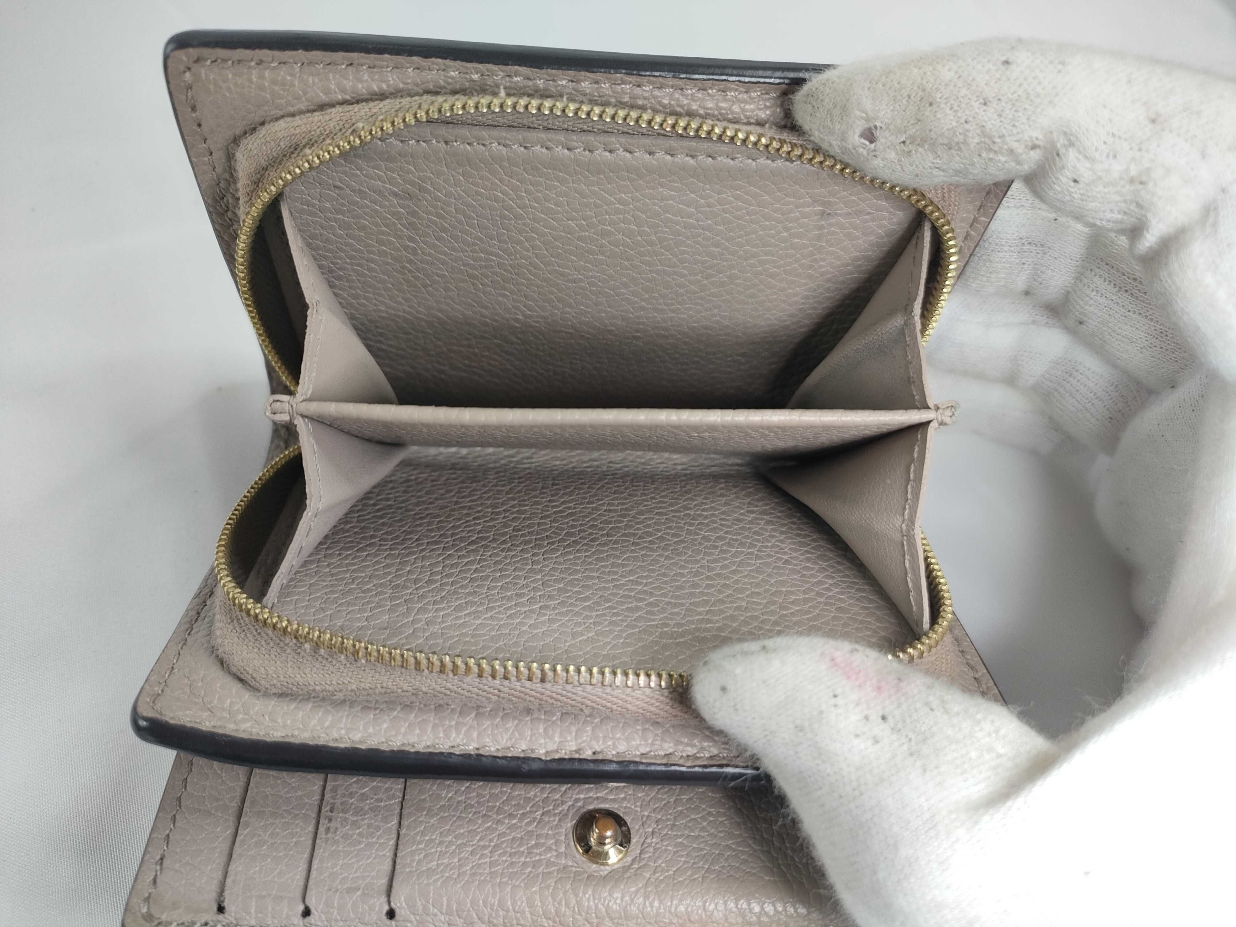 Monogram Empreinte Louis Vuitton Wallet Portefeuille Claire Beige Wallet — view 11