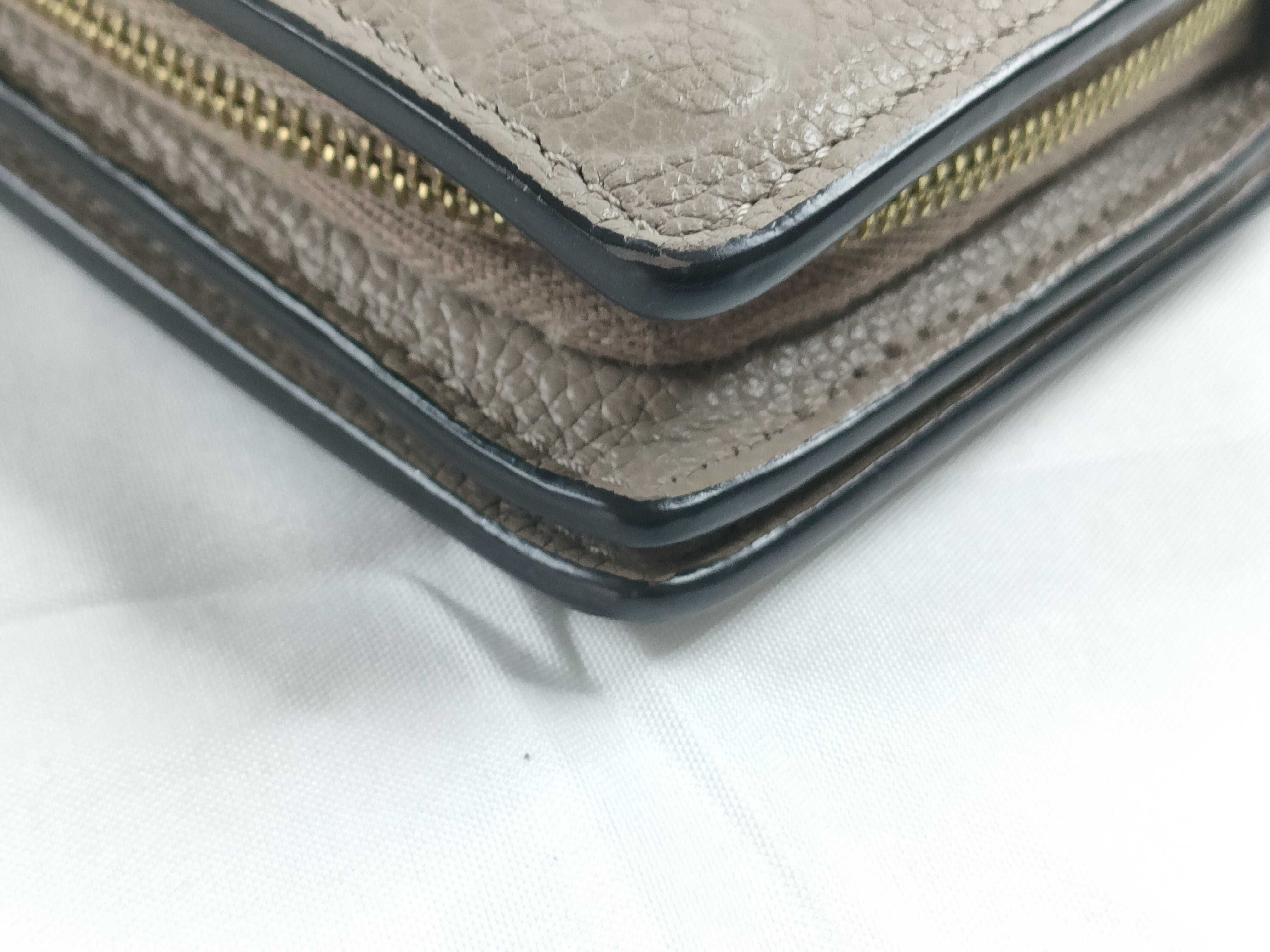 Monogram Empreinte Louis Vuitton Wallet Portefeuille Claire Beige Wallet — view 3