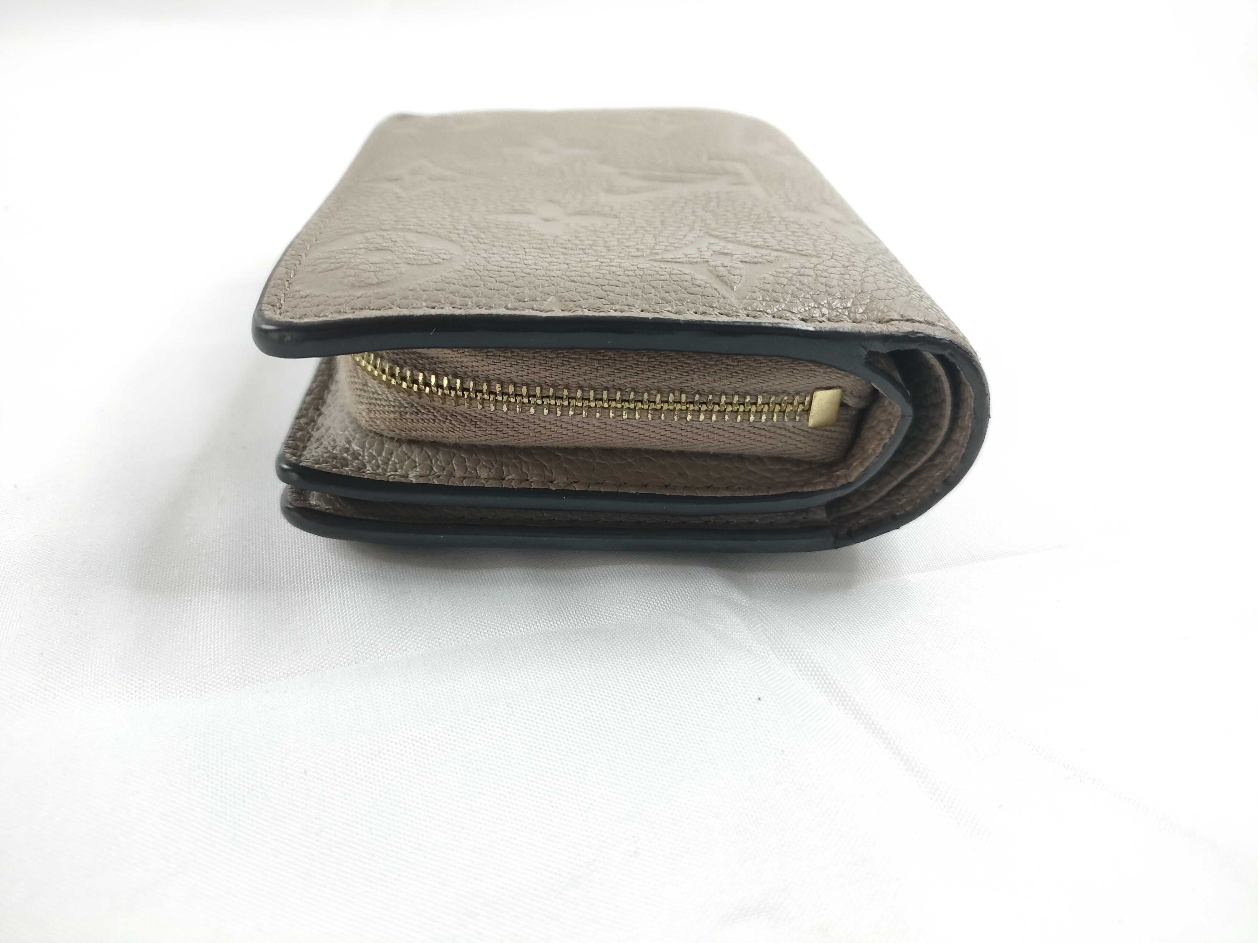 Monogram Empreinte Louis Vuitton Wallet Portefeuille Claire Beige Wallet — view 7