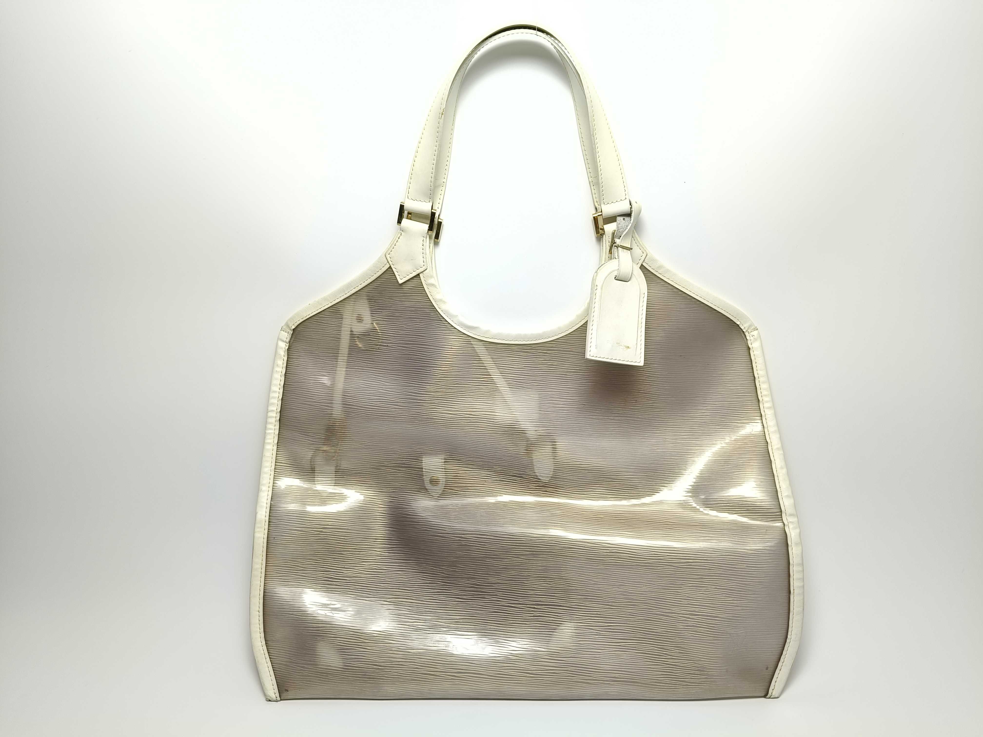 LV Louis Vuitton Epi Plage Clear Tote Bag Handbag