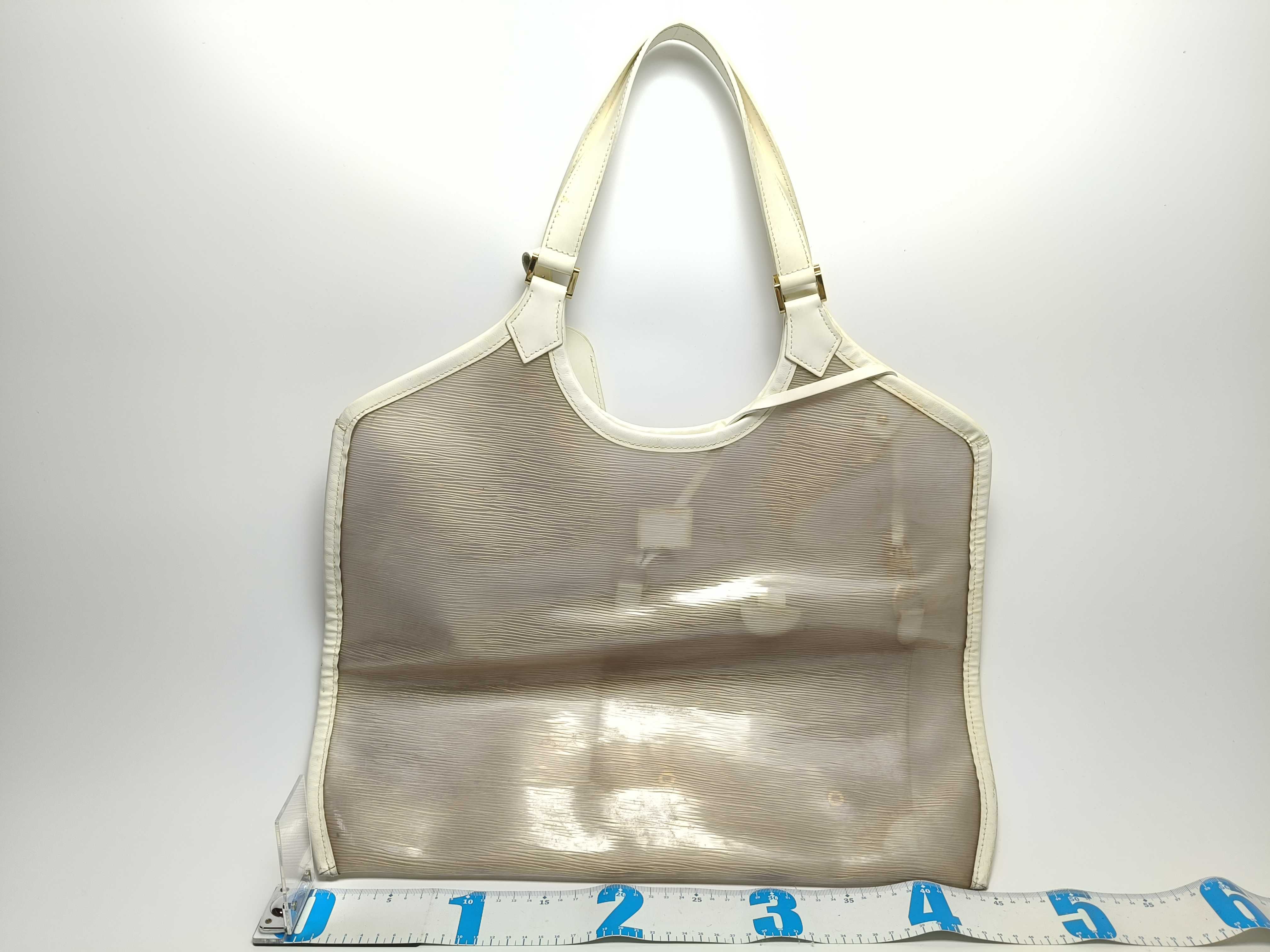 LV Louis Vuitton Epi Plage Clear Tote Bag Handbag — view 2