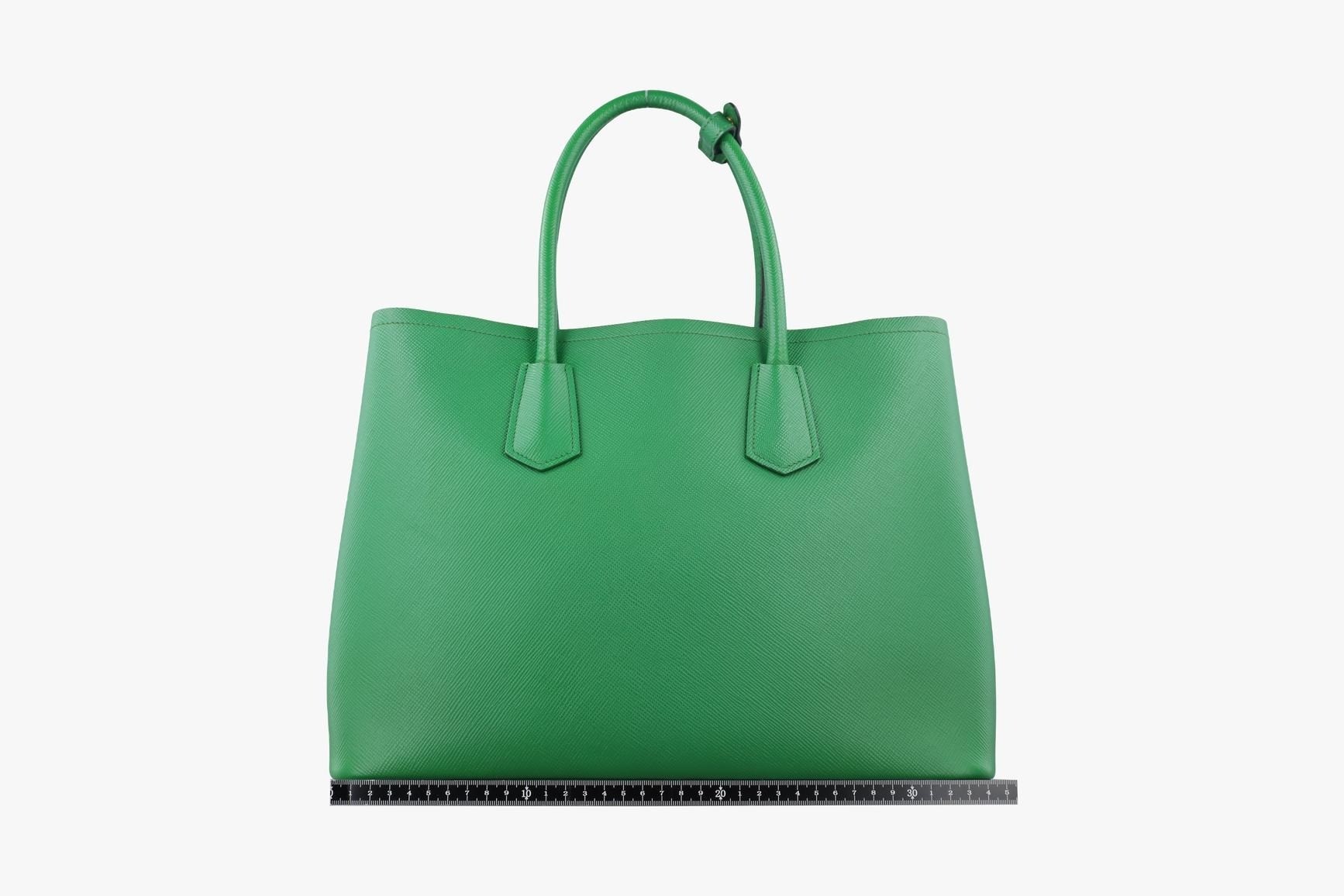 Double Cuir Saffiano Leather Green — view 2