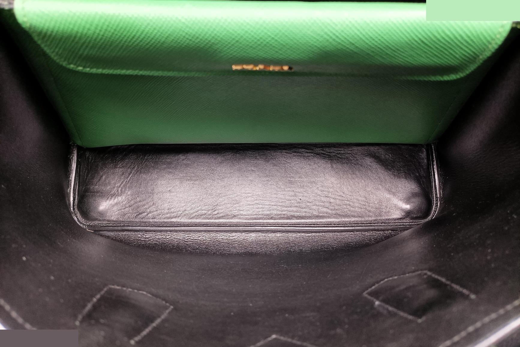 Double Cuir Saffiano Leather Green — view 6