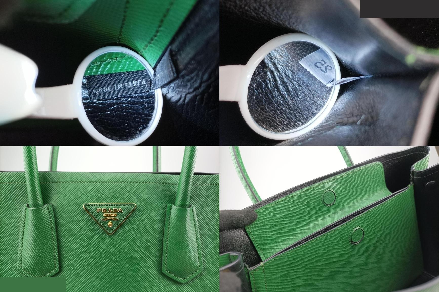 Double Cuir Saffiano Leather Green — view 8