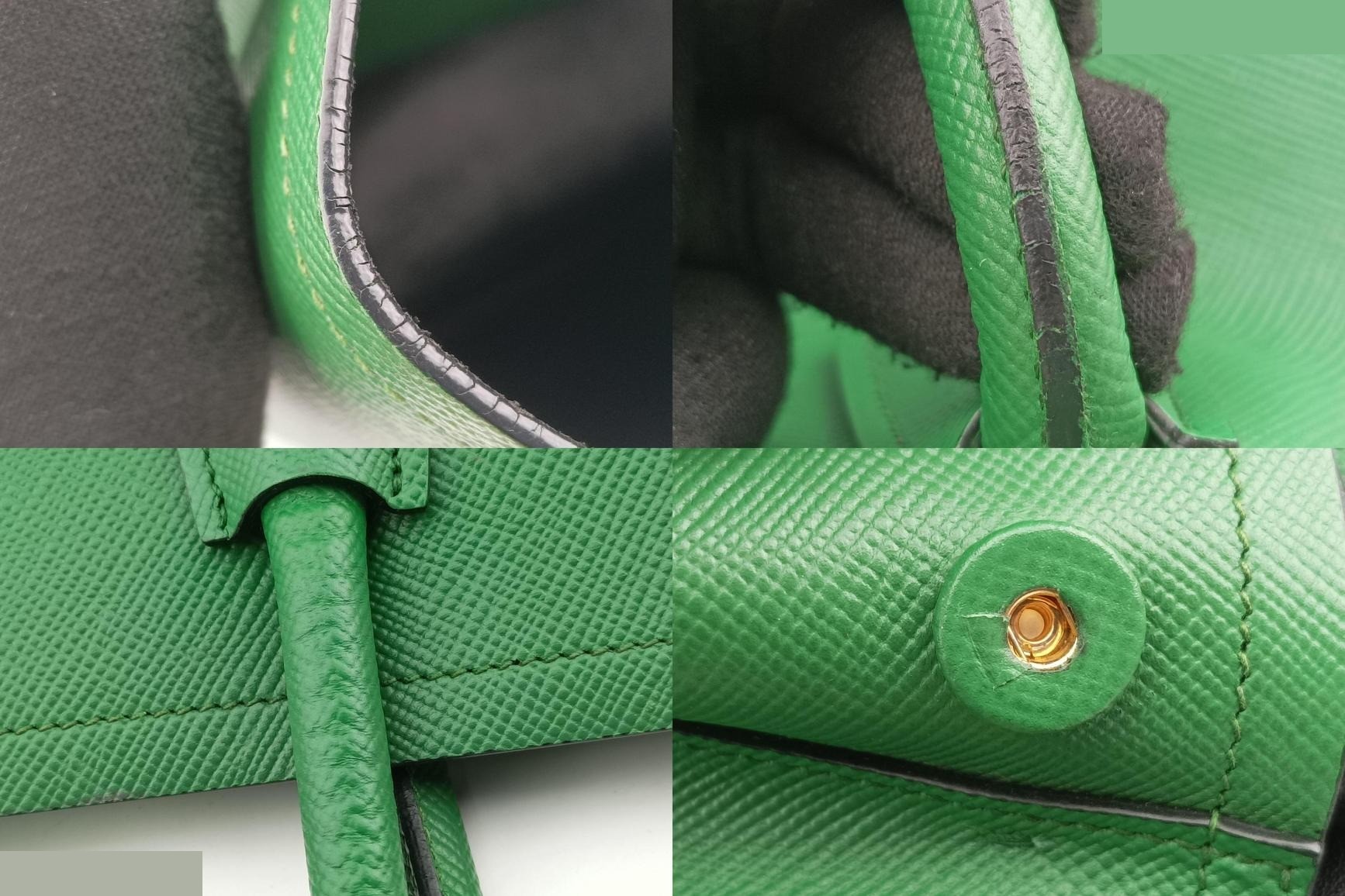 Double Cuir Saffiano Leather Green — view 9