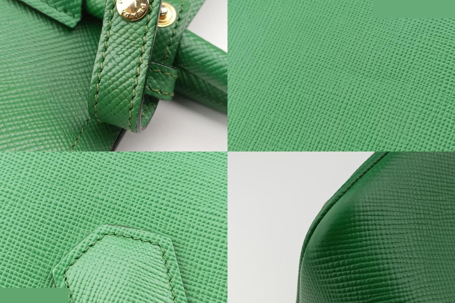 Double Cuir Saffiano Leather Green — view 10
