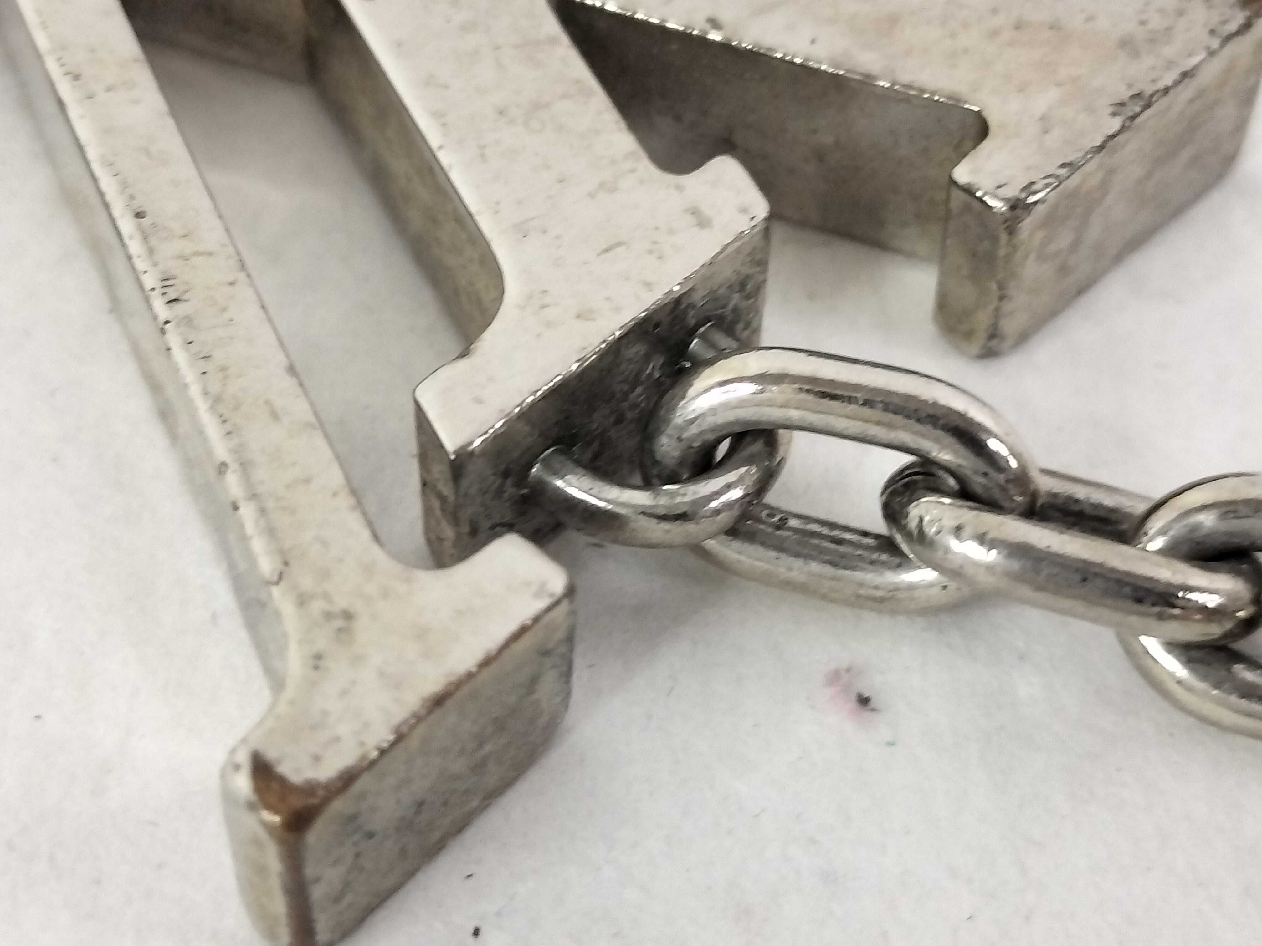 LV Portefeuille Initial LV Keyring Silver M65995 Key Case — view 6