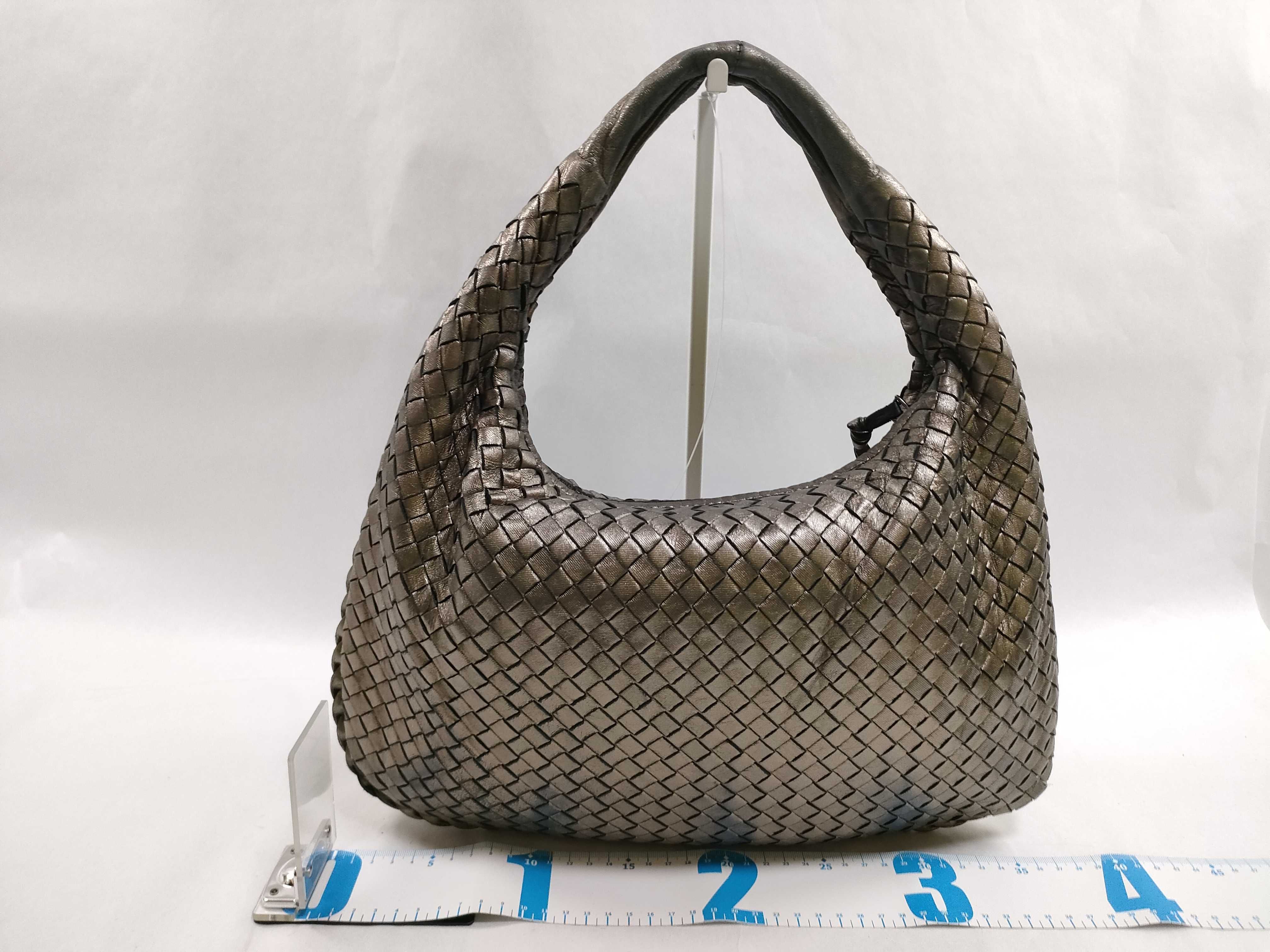 Intrecciato Hobo Leather Bag Handbag — view 2