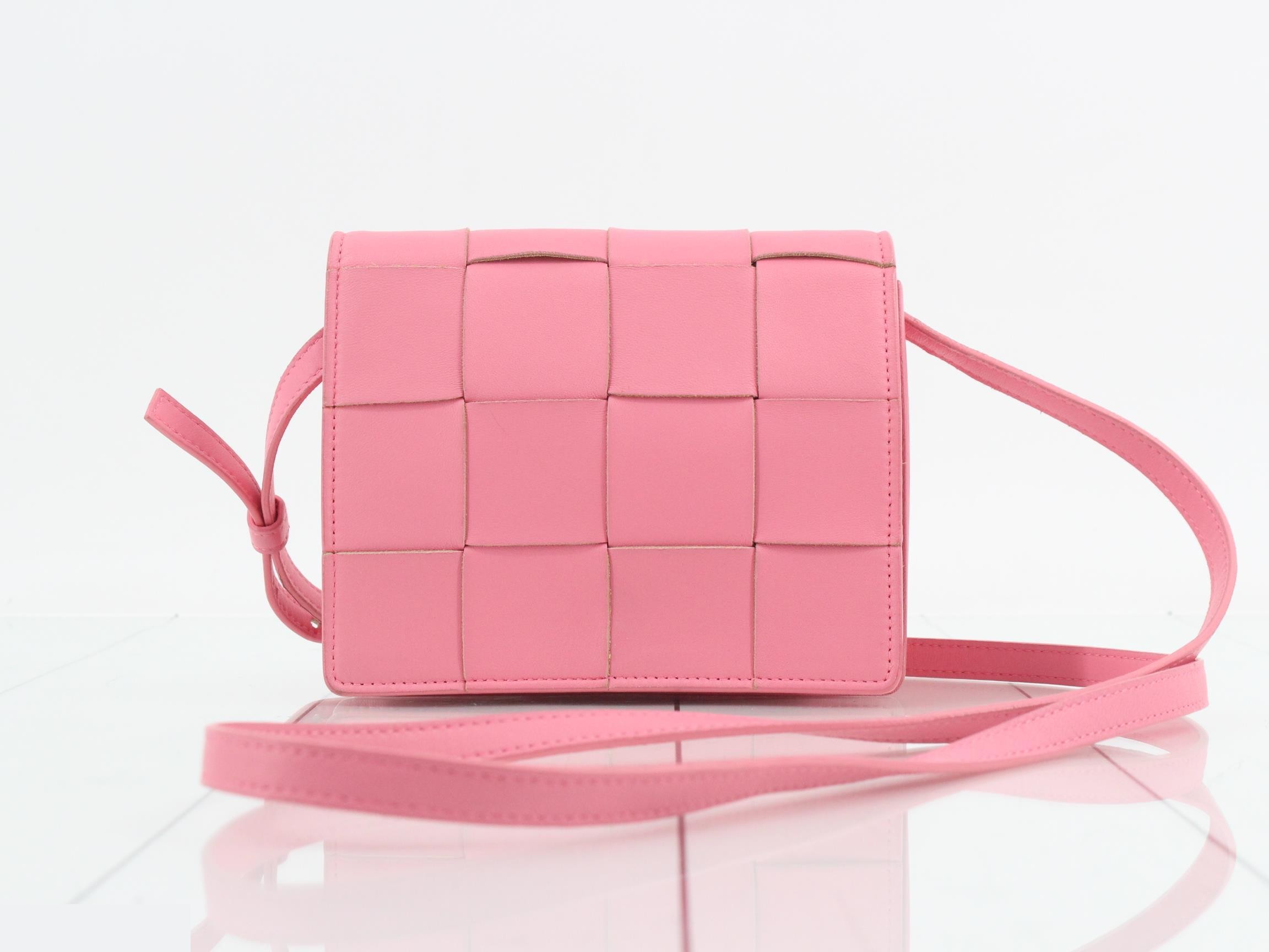 Intrecciato (bag) - Shoulder bag - Pink
