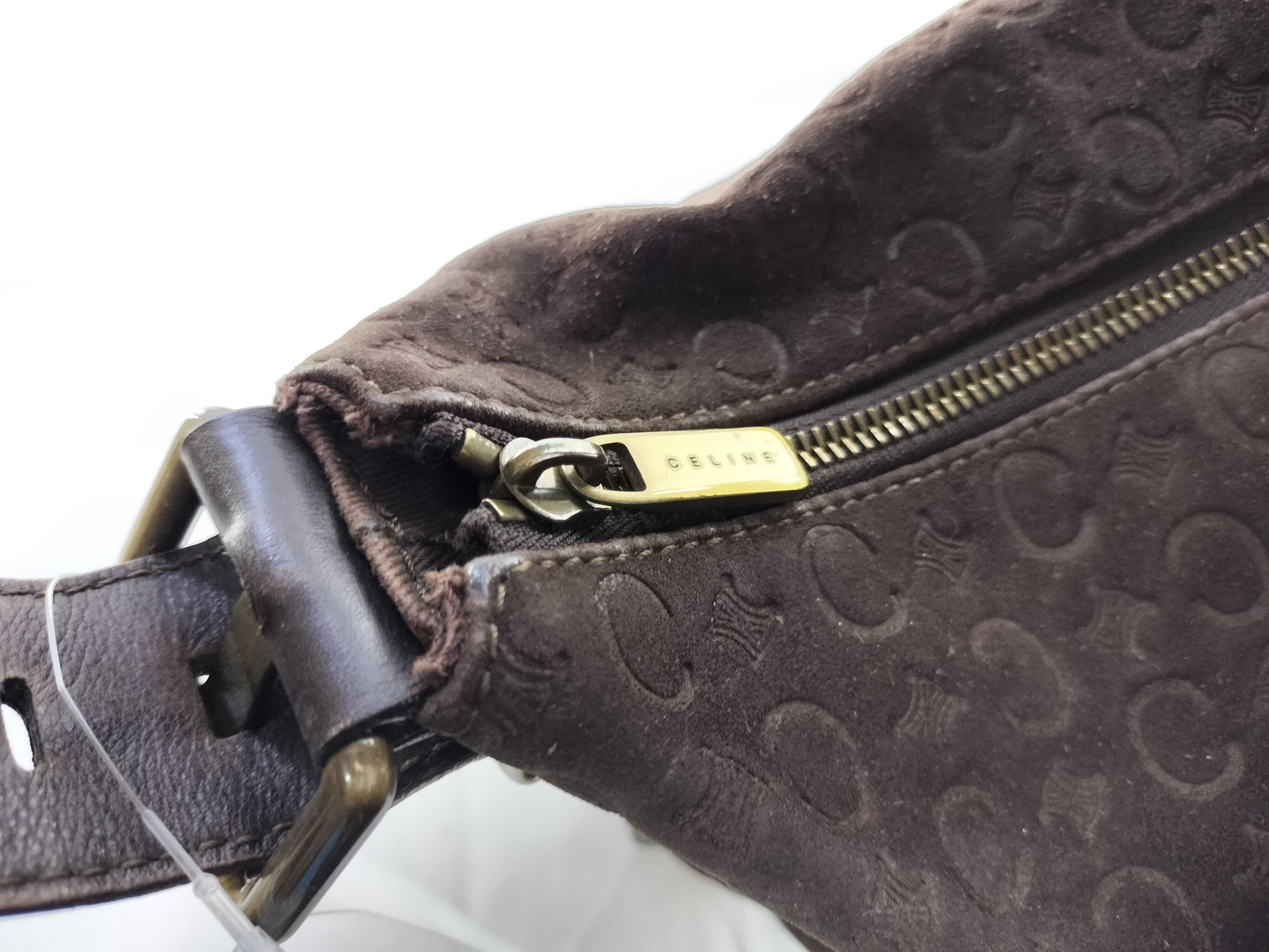 CE00/23 Suede One-Shoulder Bag — view 13