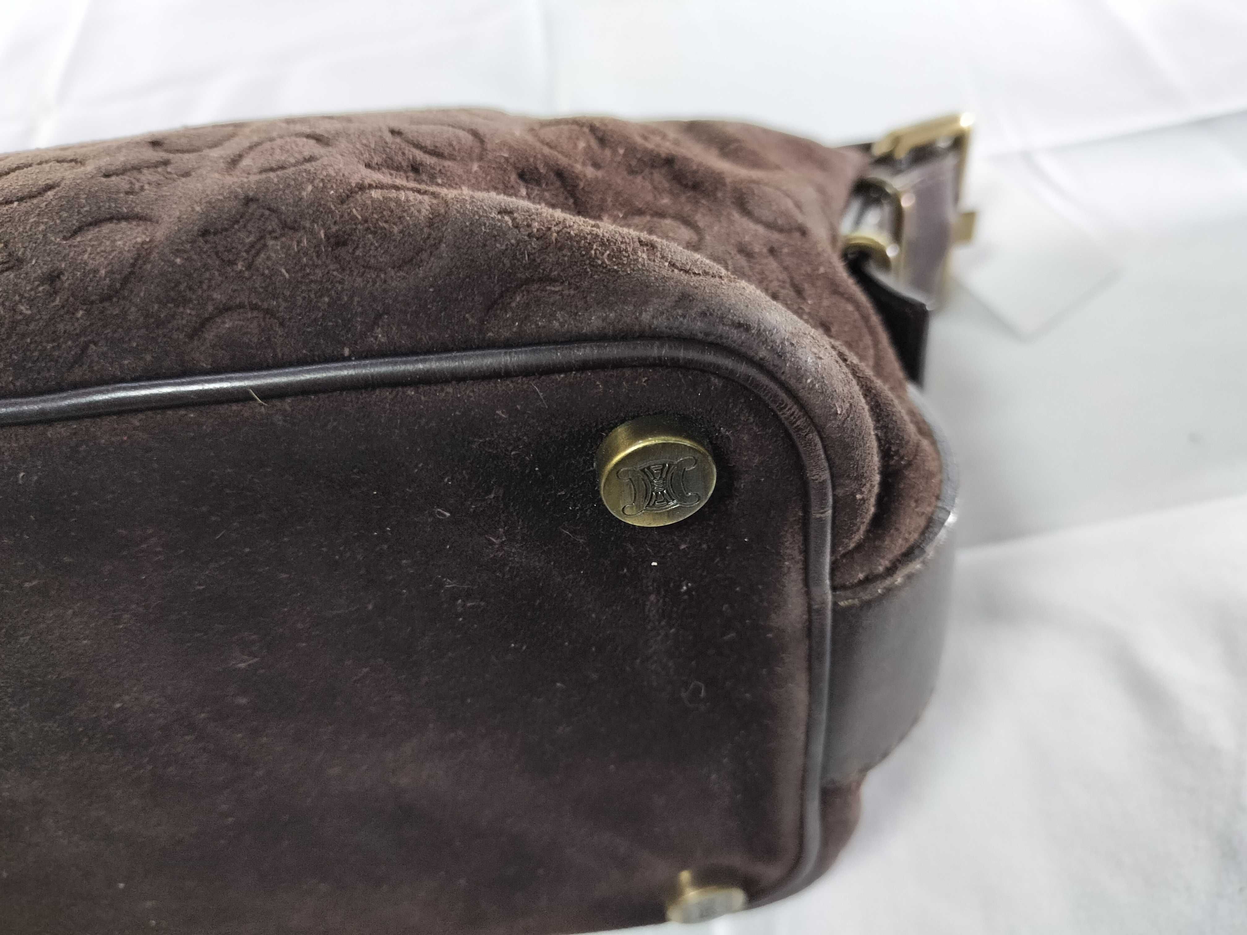 CE00/23 Suede One-Shoulder Bag — view 7