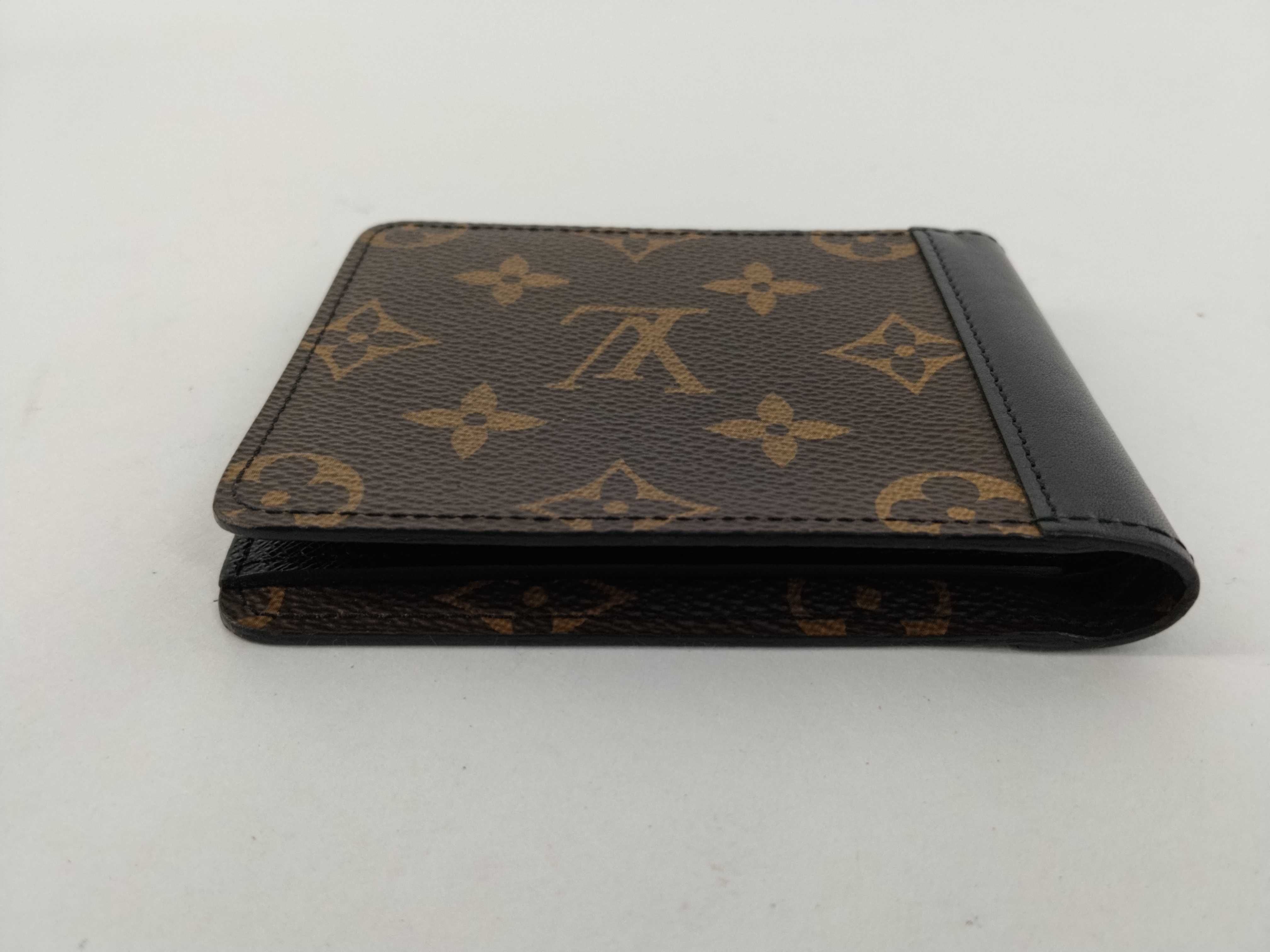 Monogram Portefeuille Monogram Macassar Folding Wallet Black M93801 Wallet — view 6