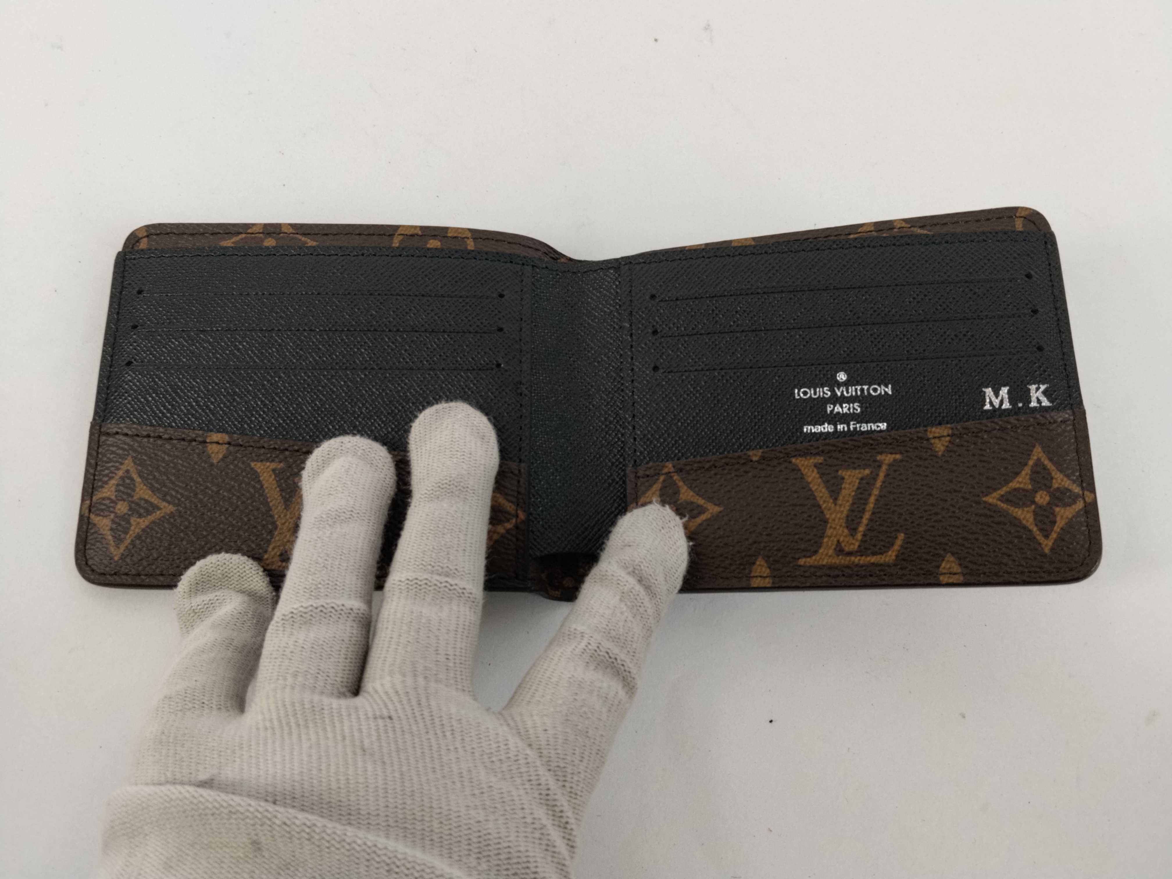 Monogram Portefeuille Monogram Macassar Folding Wallet Black M93801 Wallet — view 8