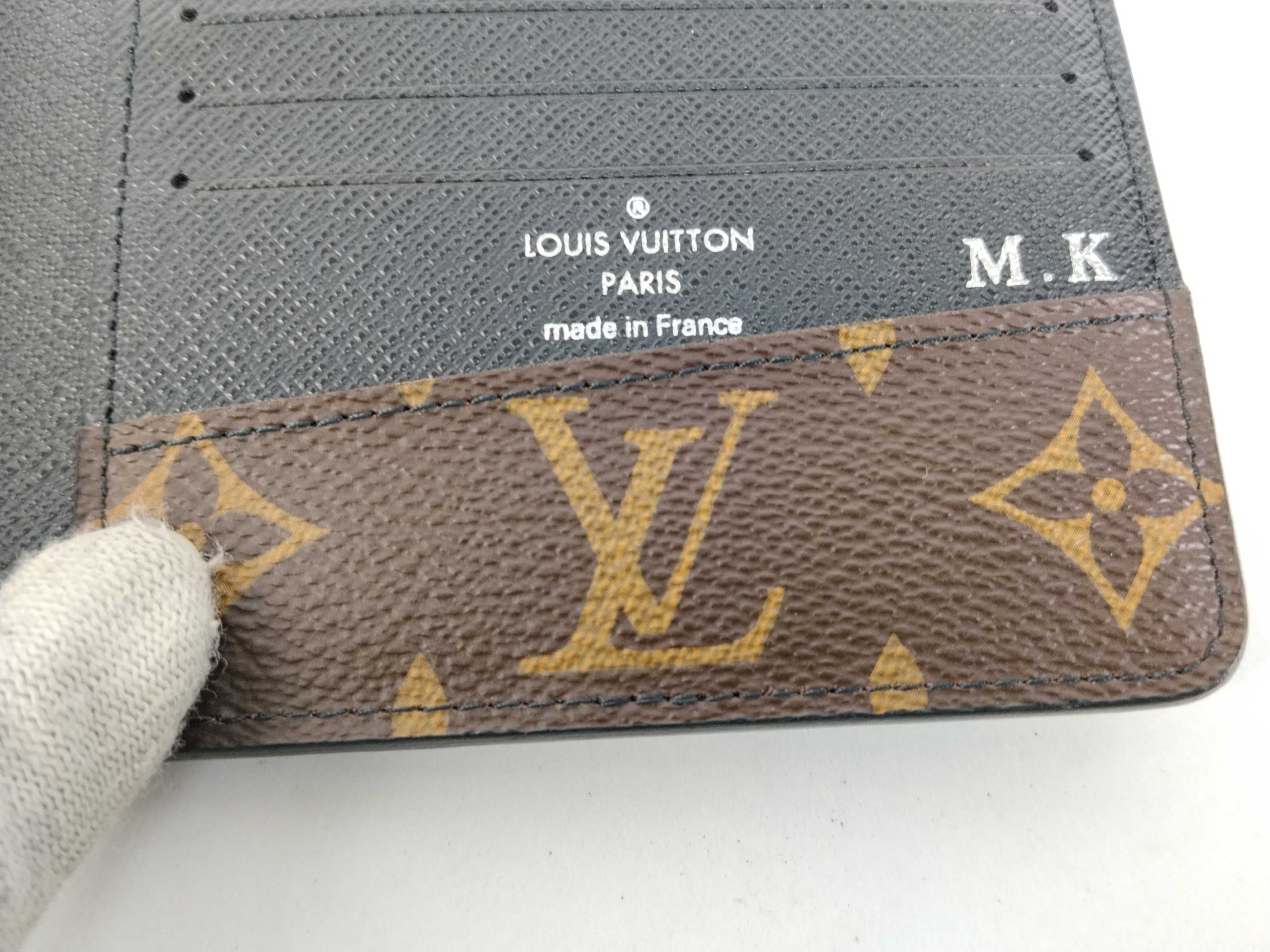 Monogram Portefeuille Monogram Macassar Folding Wallet Black M93801 Wallet — view 9