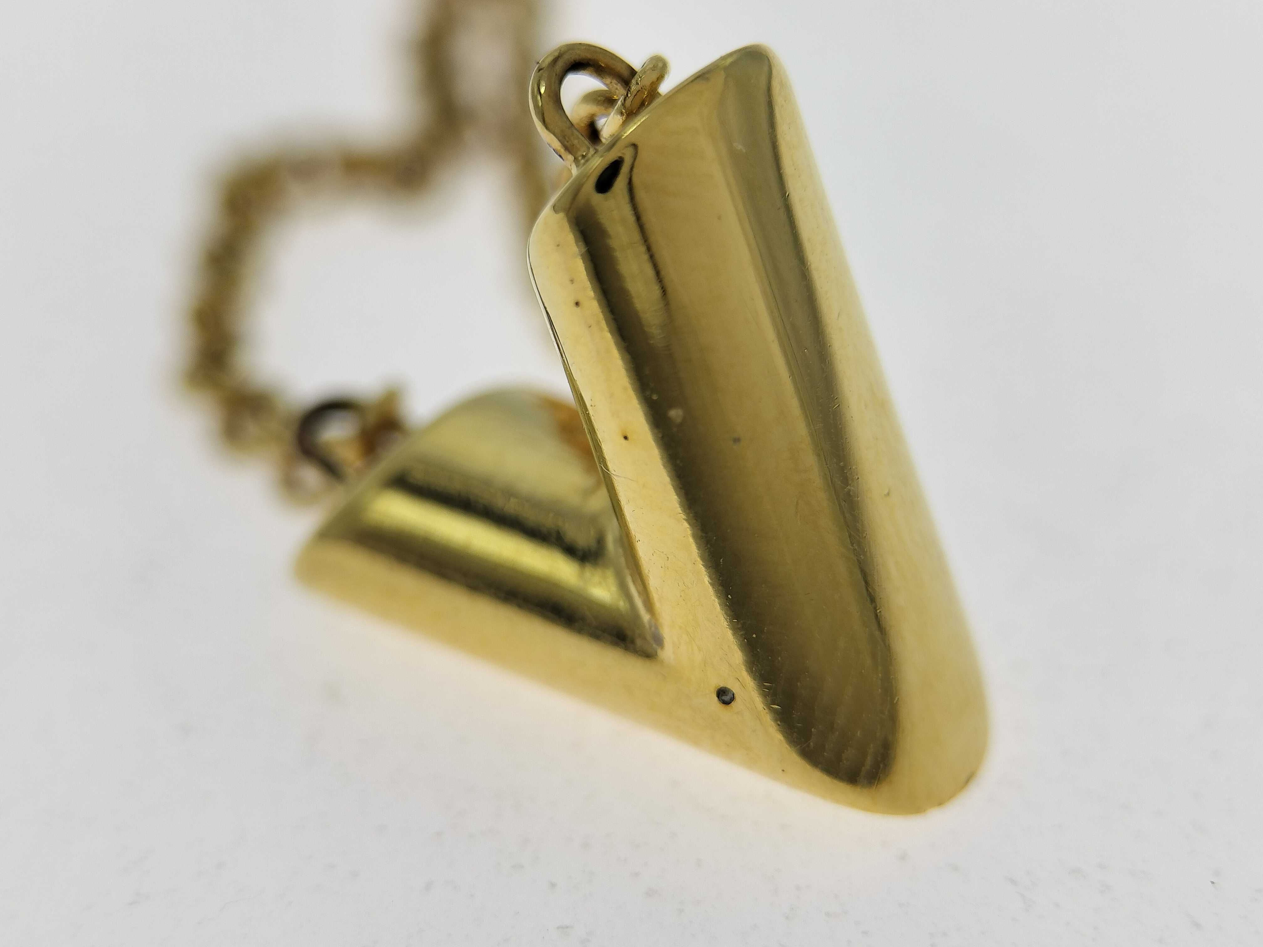 Essential V Gold Tone Necklace Part 1 Necklace — view 10