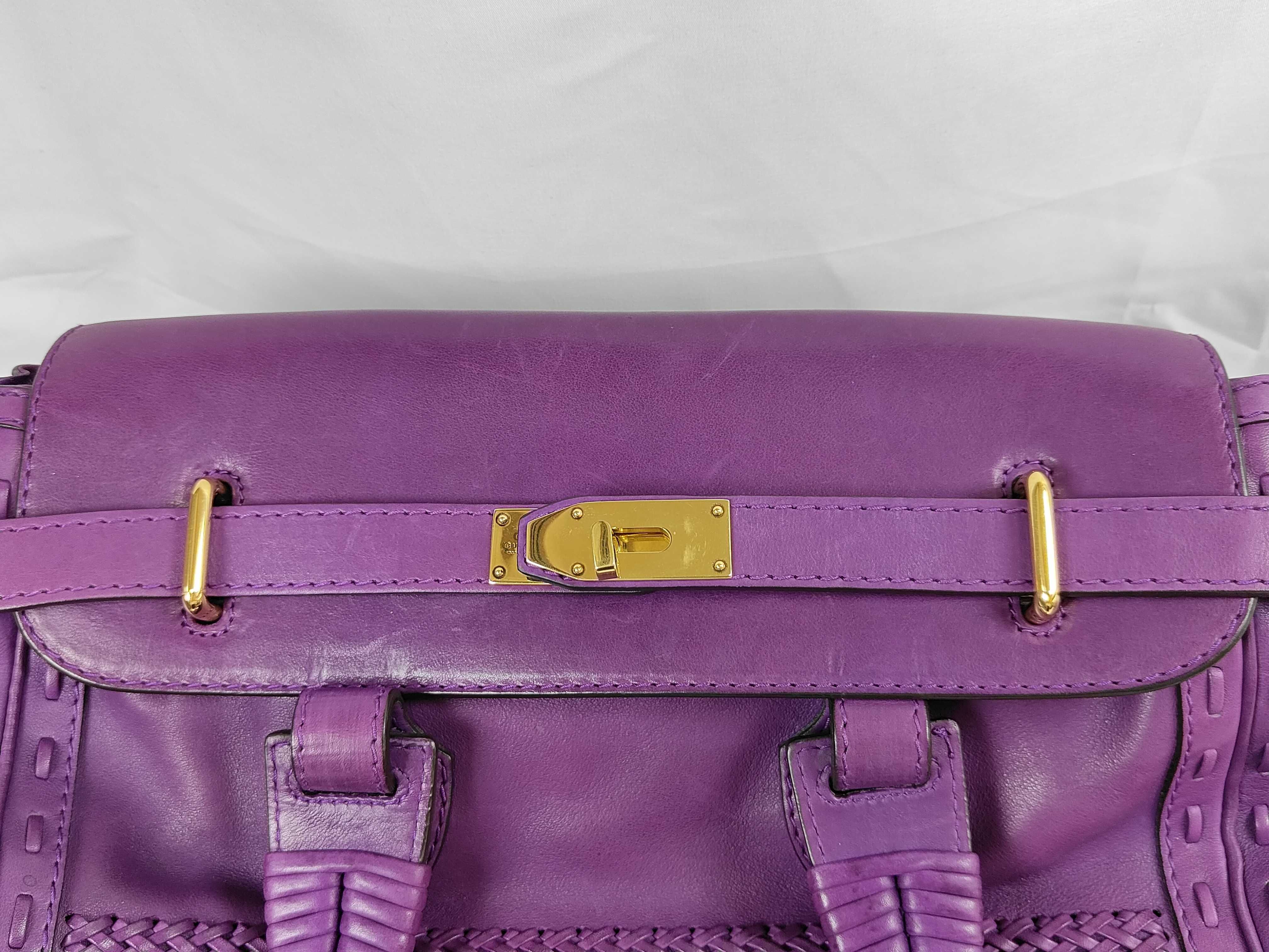 (Tom Ford era) Woven Web Handbag Tote Bag — view 13