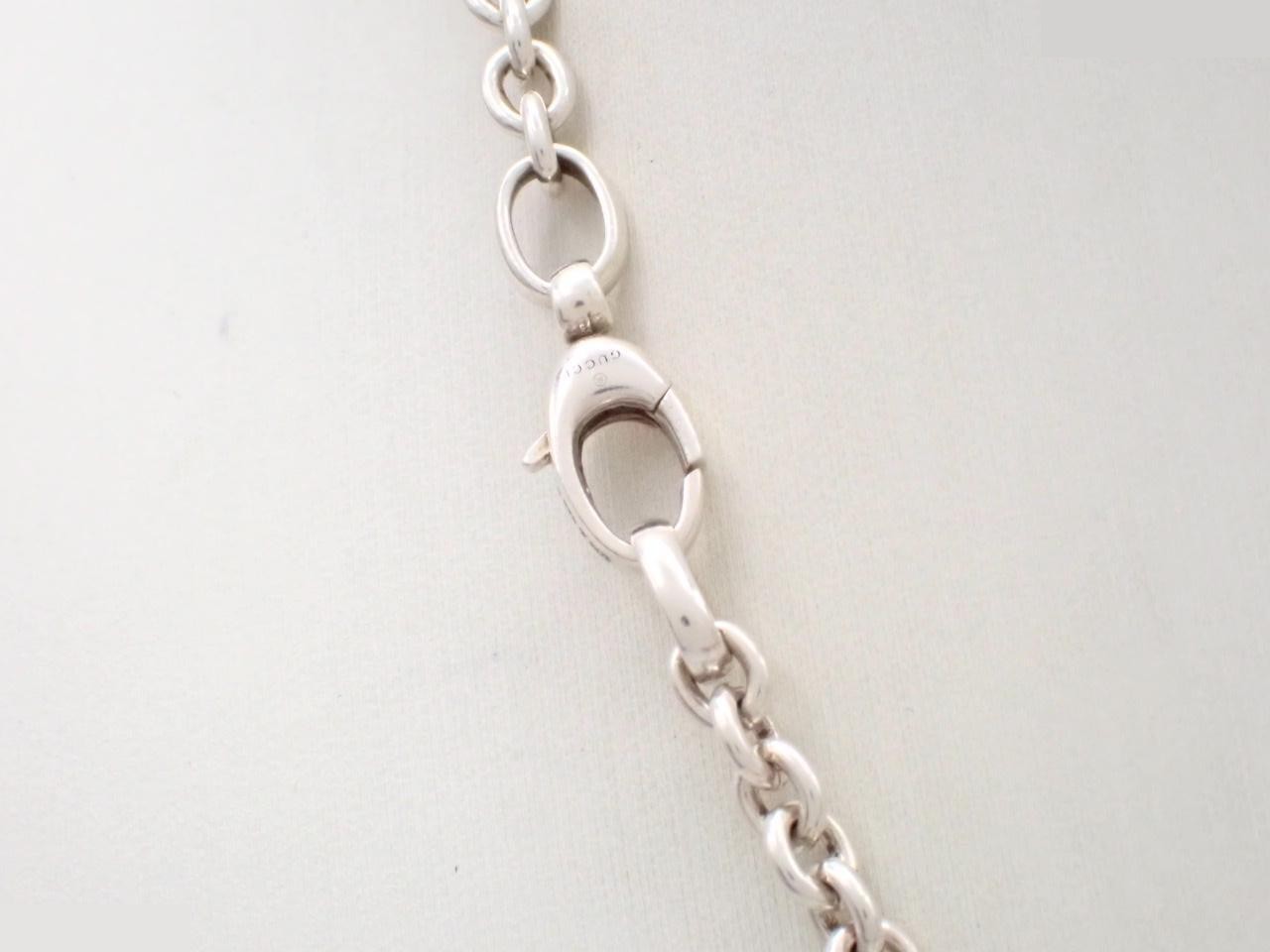 Interlocking Necklace, 925 sterling silver, 28.6g, chain approximately 40cm — view 2