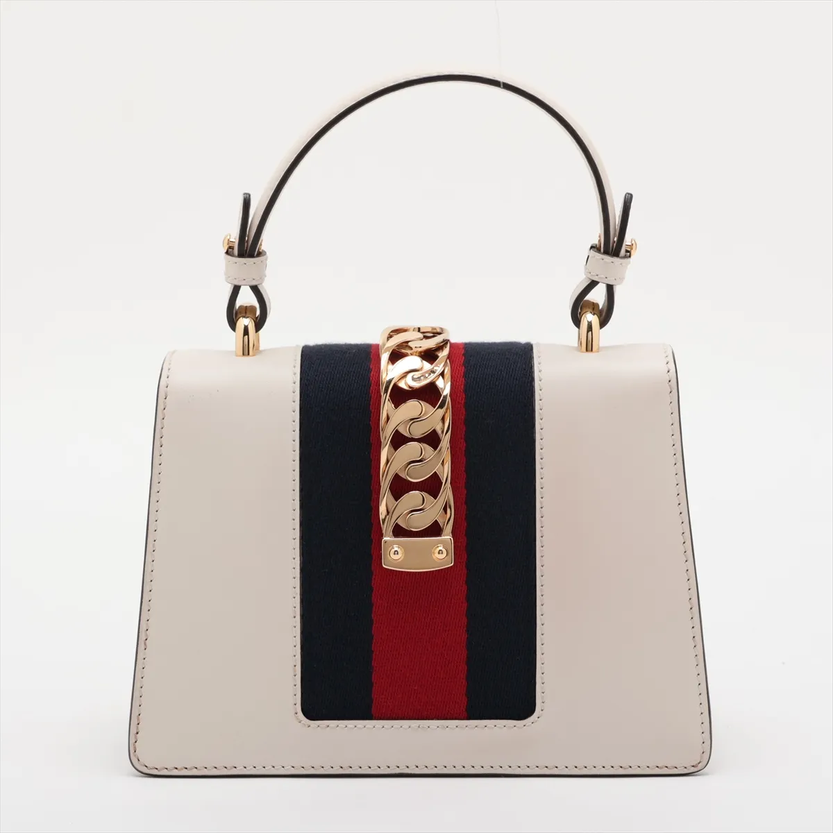 Sylvie 470270 Leather 2-Way Handbag White — view 2