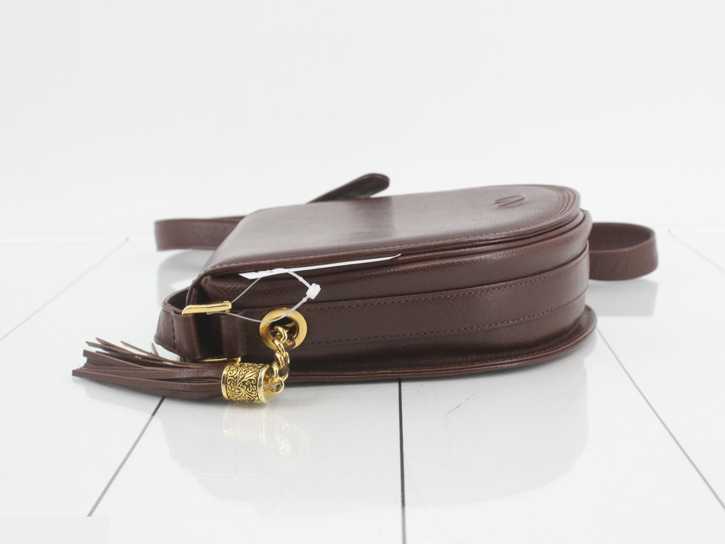 (bag) - Shoulder bag, leather, brown — view 4
