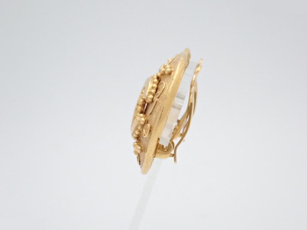 Earrings, Coco Mark, Gold, 96A — view 3