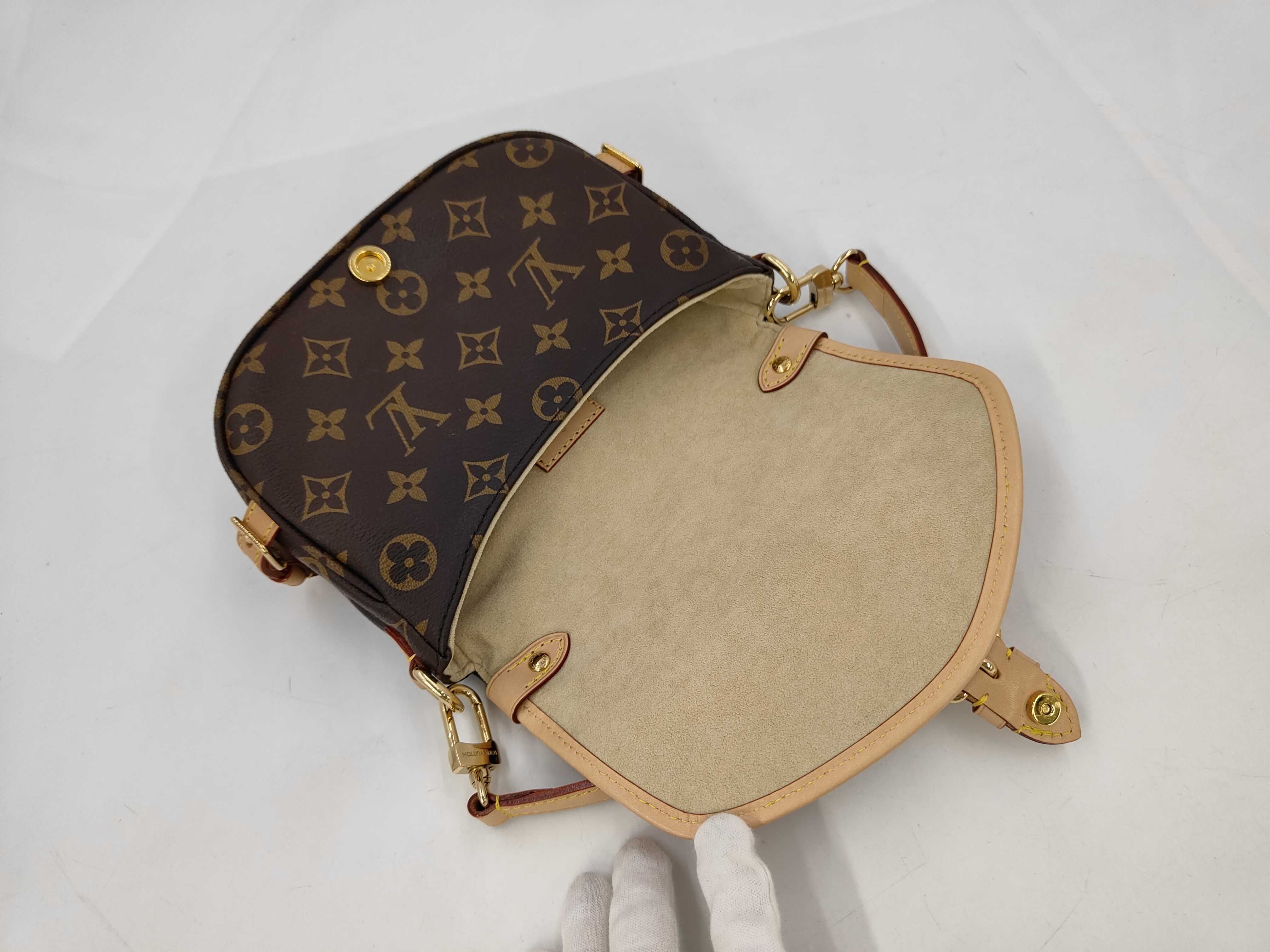Monogram Louis Vuitton Brown Monogram Saumur BB M46740 2-Way Bag — view 8