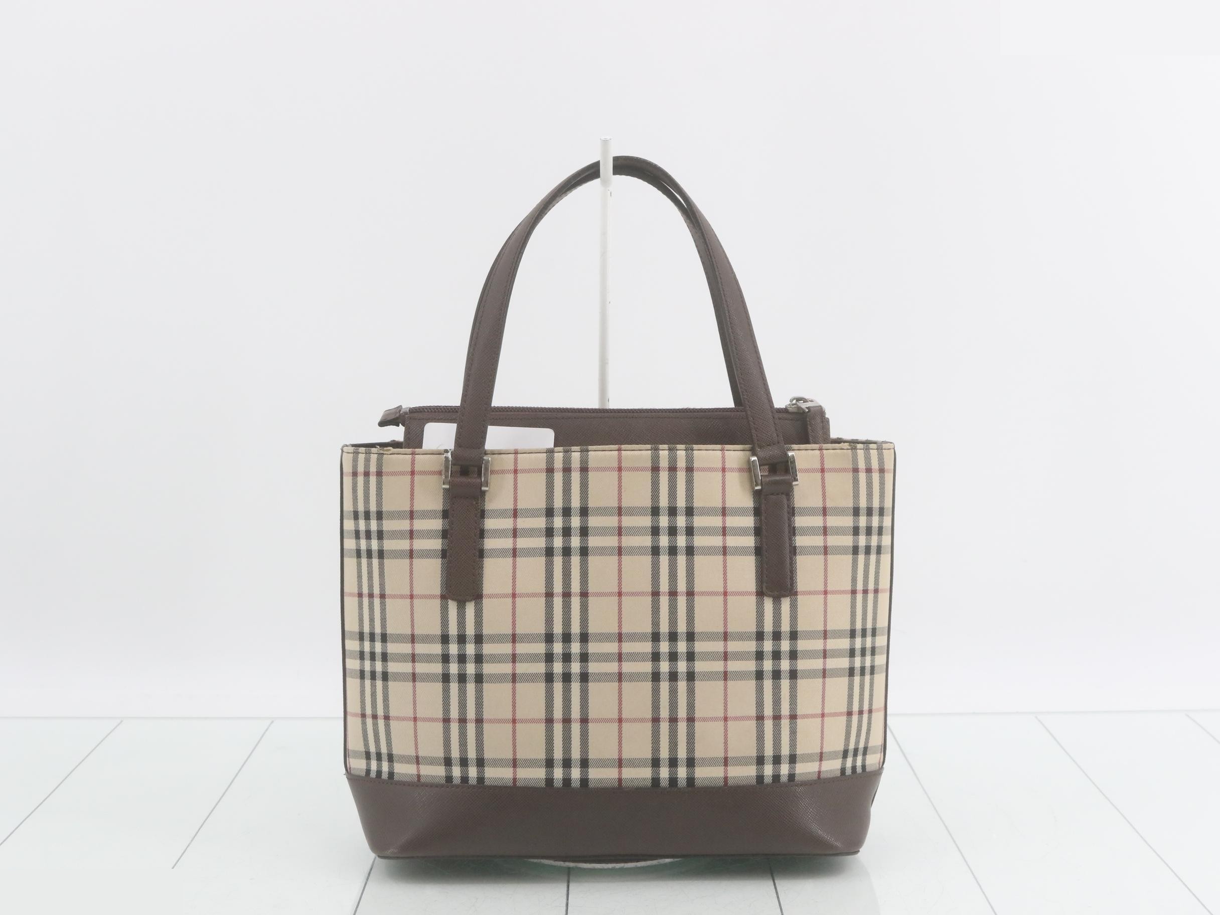 Handmade Nova Check Beige Canvas — view 2