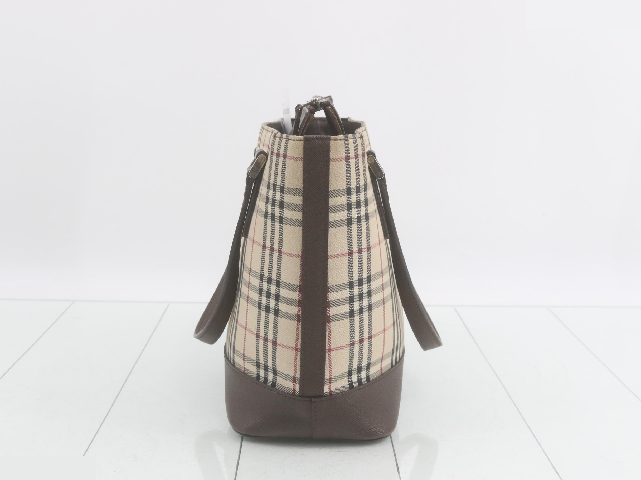 Handmade Nova Check Beige Canvas — view 4