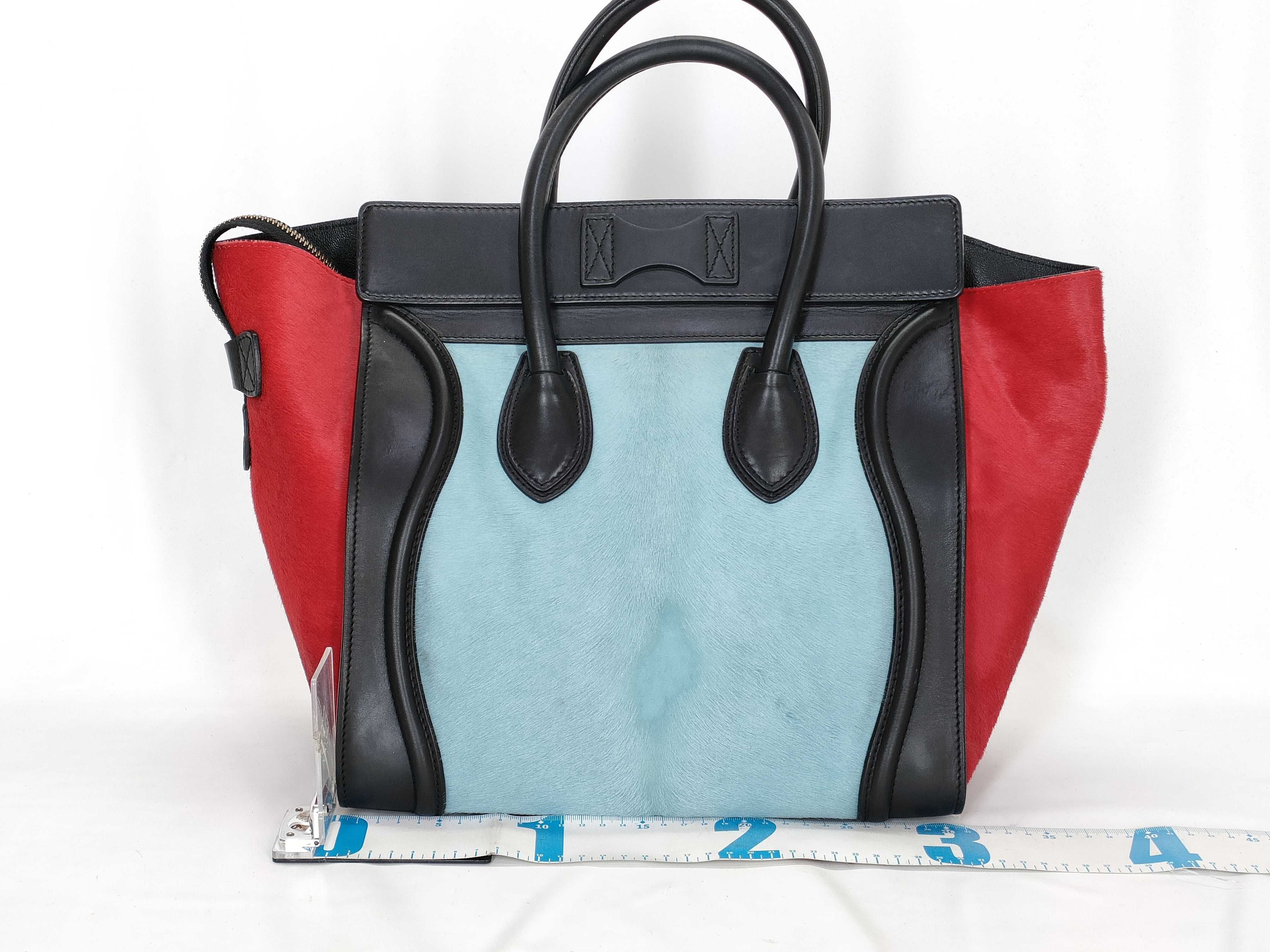 Calf Hair Luggage Handbag Tote Bag — view 2