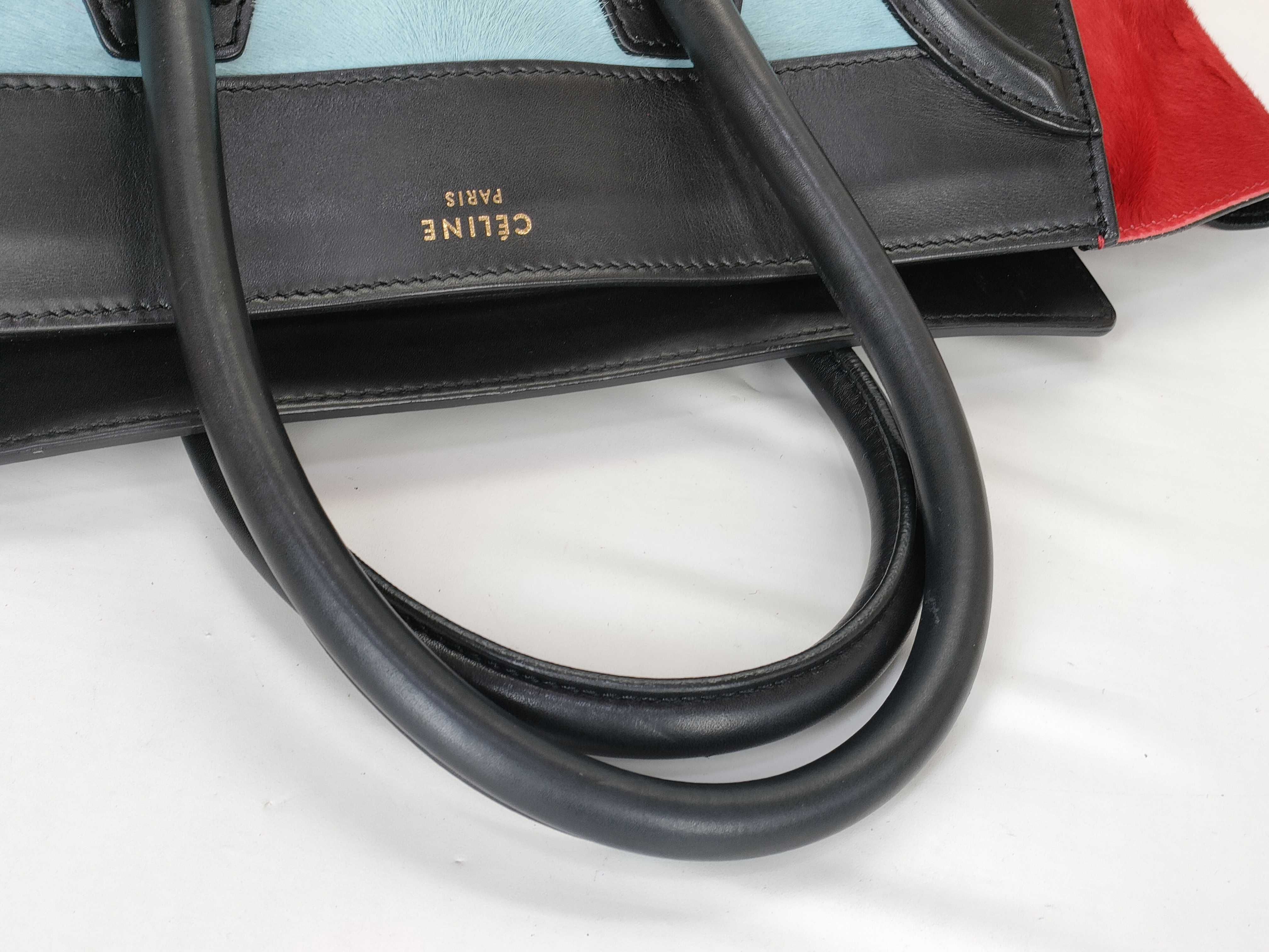 Calf Hair Luggage Handbag Tote Bag — view 3