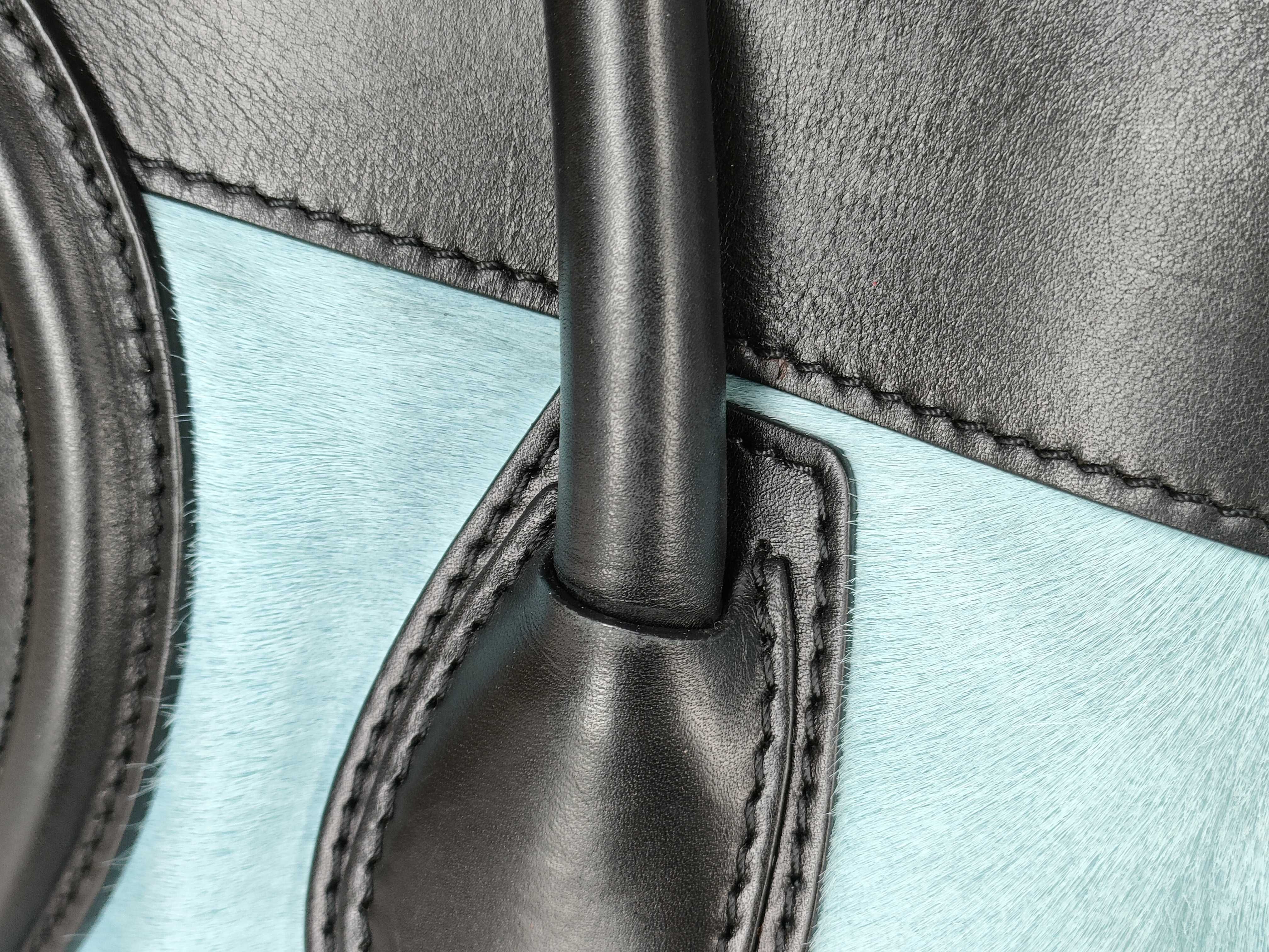 Calf Hair Luggage Handbag Tote Bag — view 5