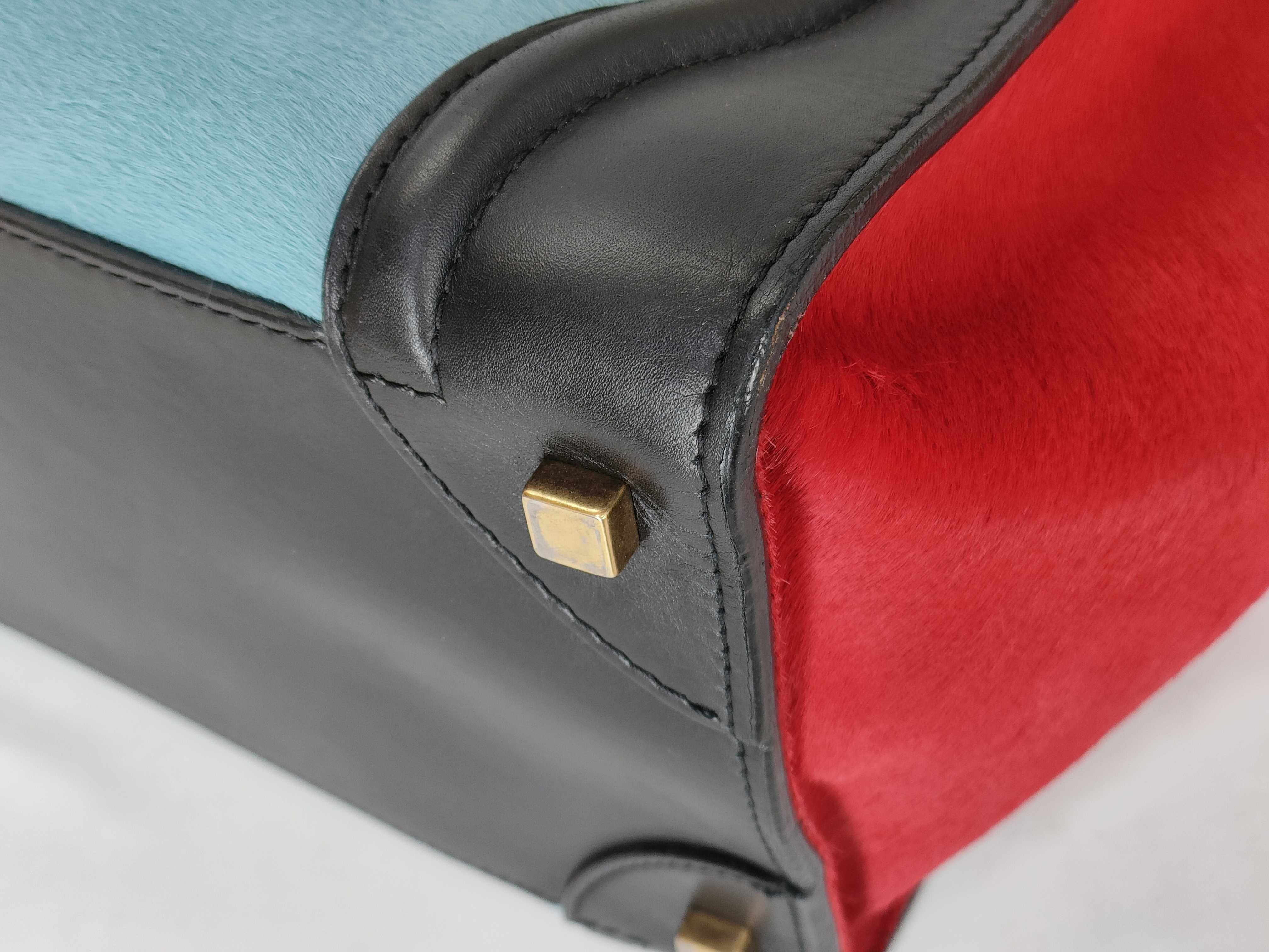 Calf Hair Luggage Handbag Tote Bag — view 7