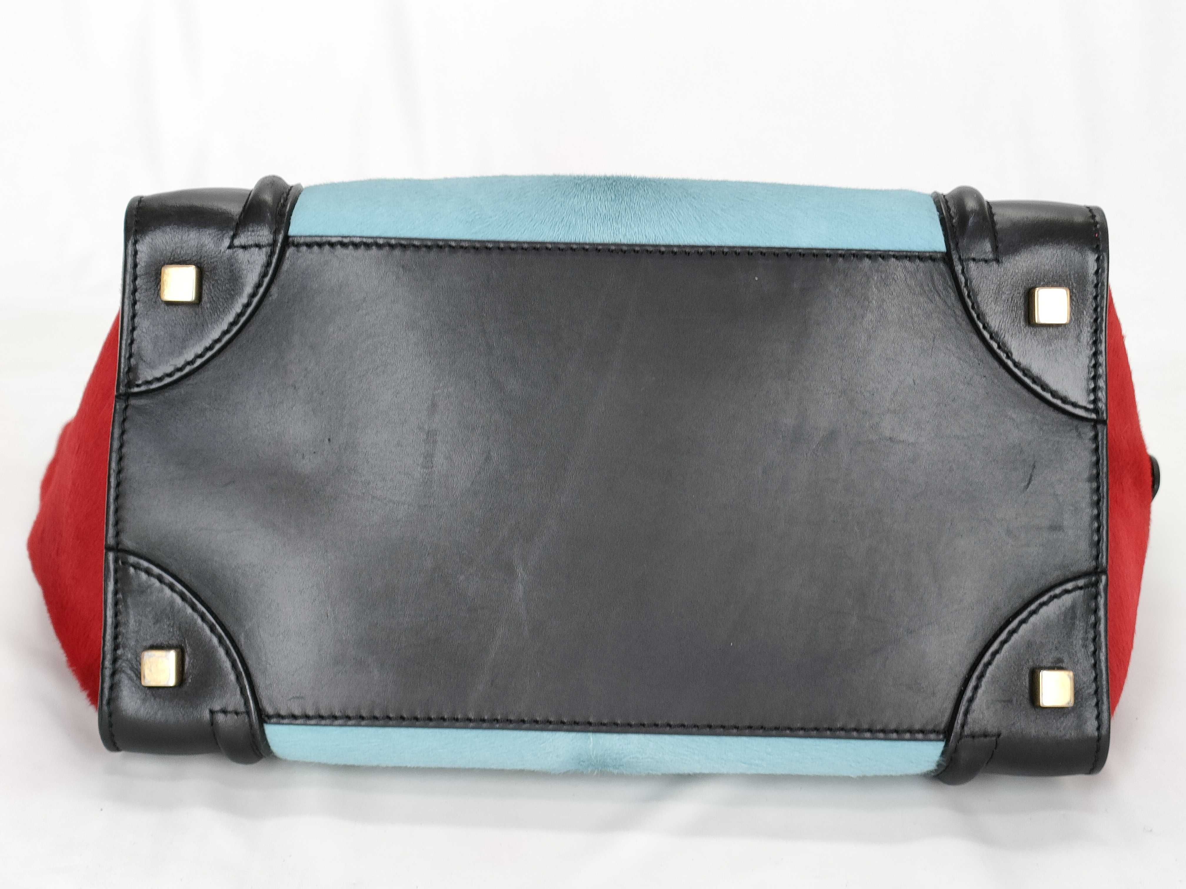 Calf Hair Luggage Handbag Tote Bag — view 8
