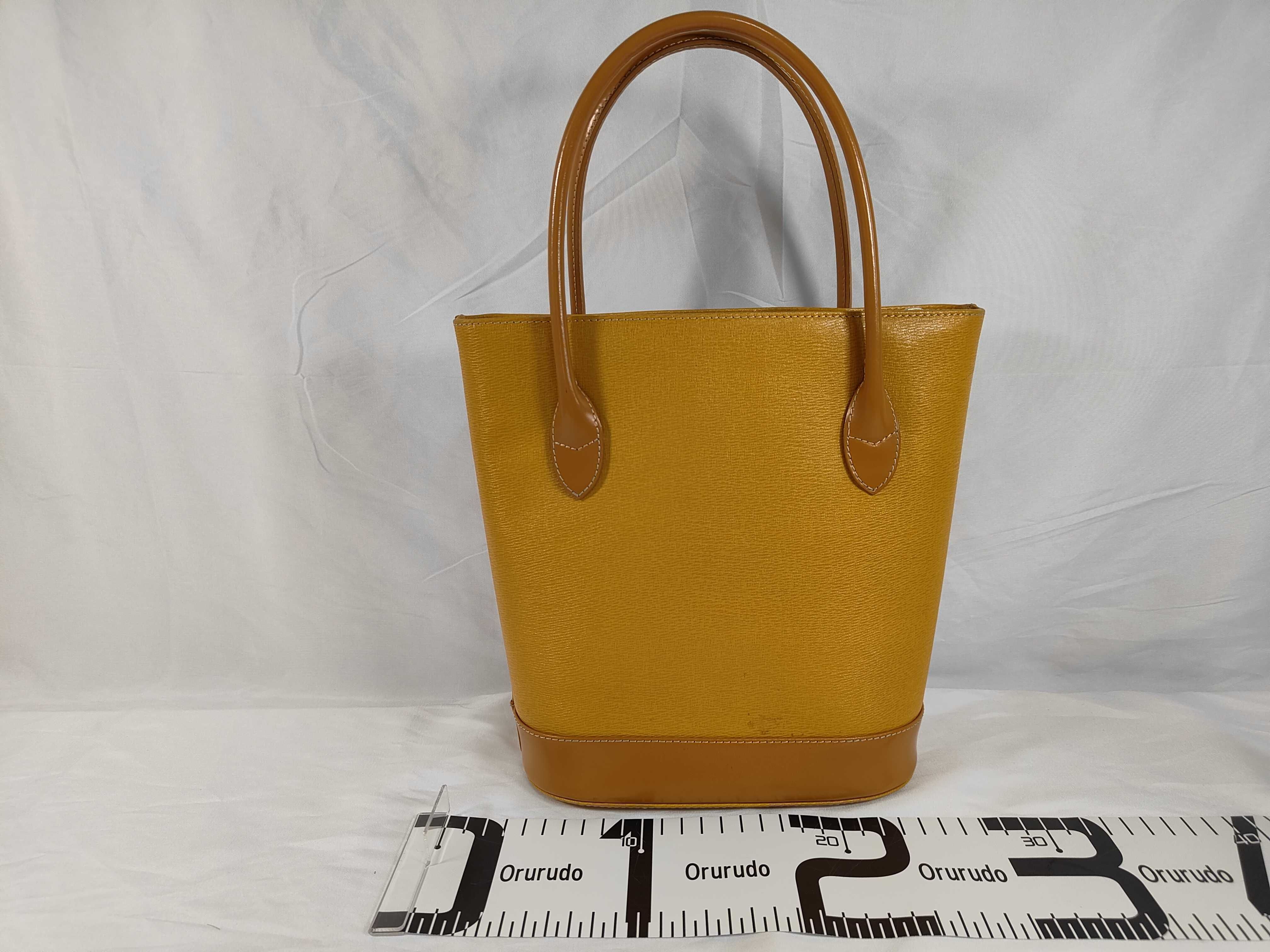 Leather Tote Check Tote Bag — view 2