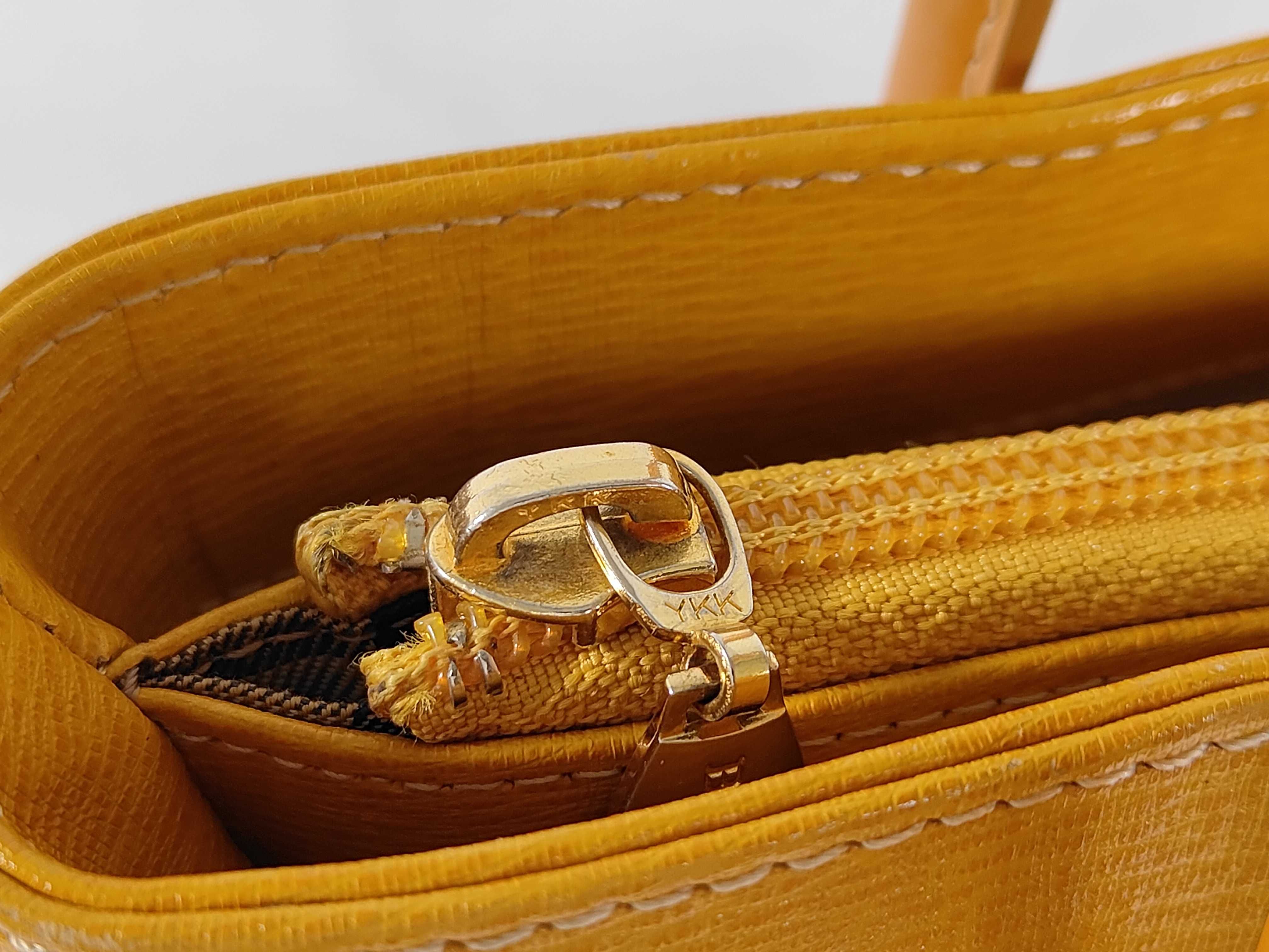 Leather Tote Check Tote Bag — view 6