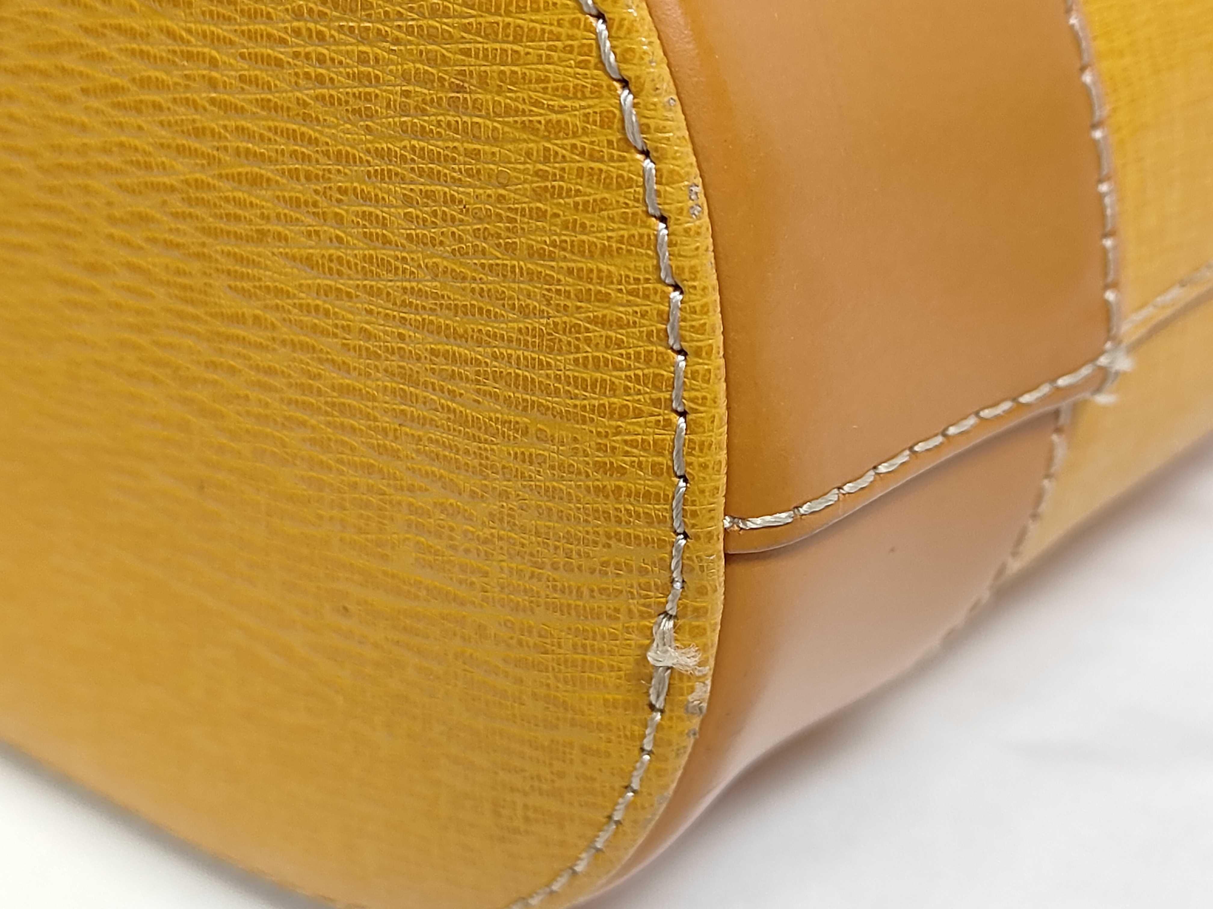 Leather Tote Check Tote Bag — view 7