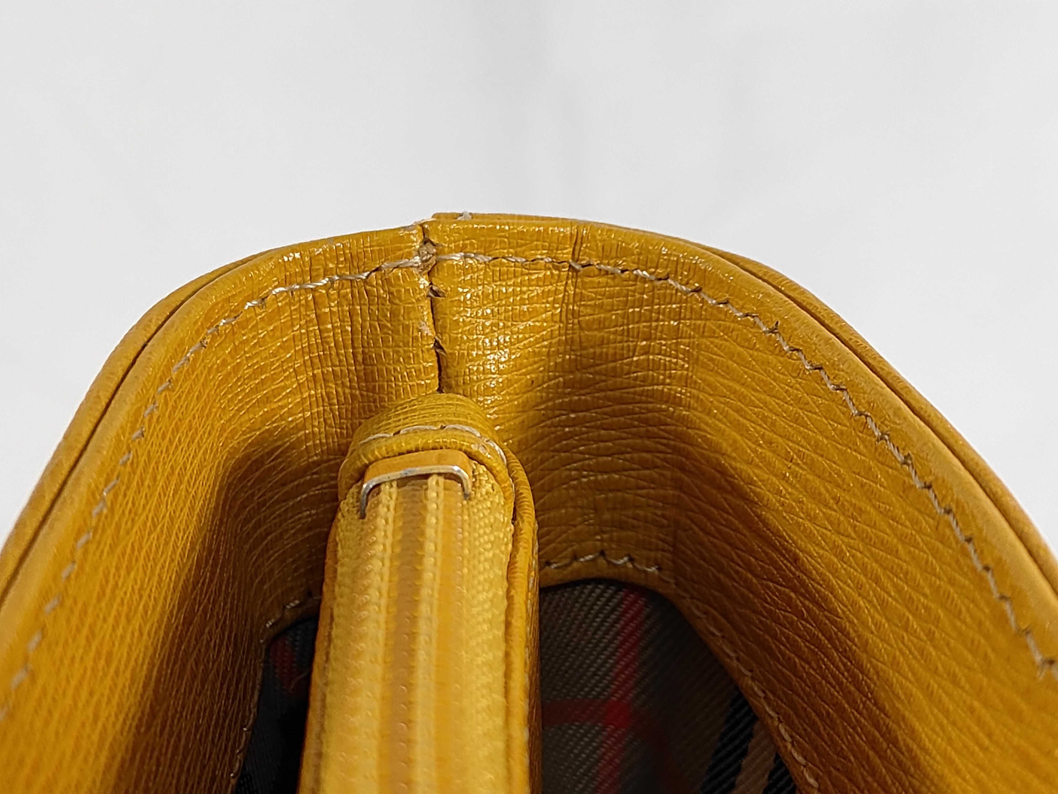 Leather Tote Check Tote Bag — view 9
