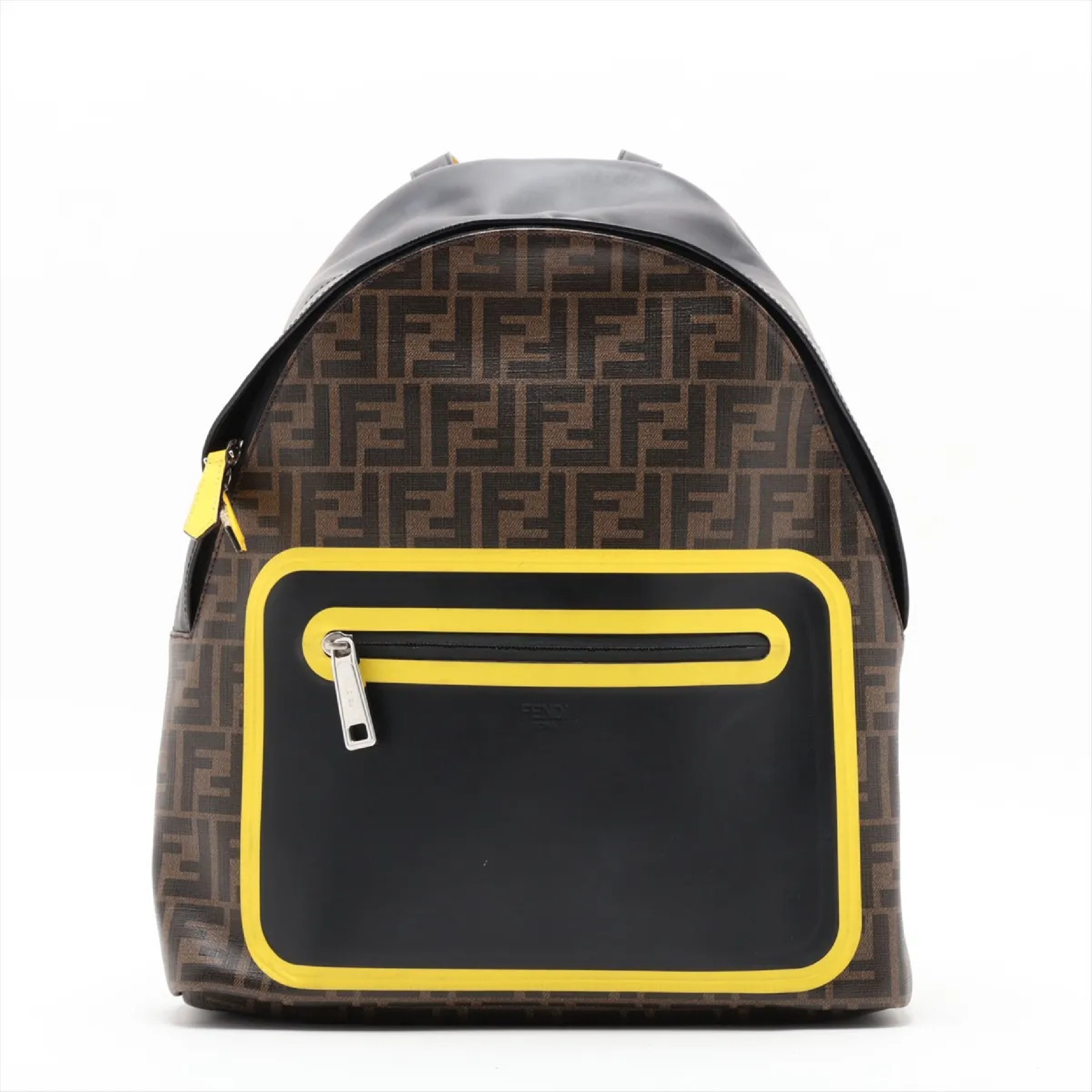 Zucca PVC x Leather Backpack Rucksack